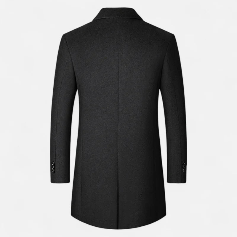 Manteau classique en laine pour homme