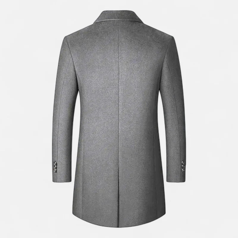 Manteau classique en laine pour homme
