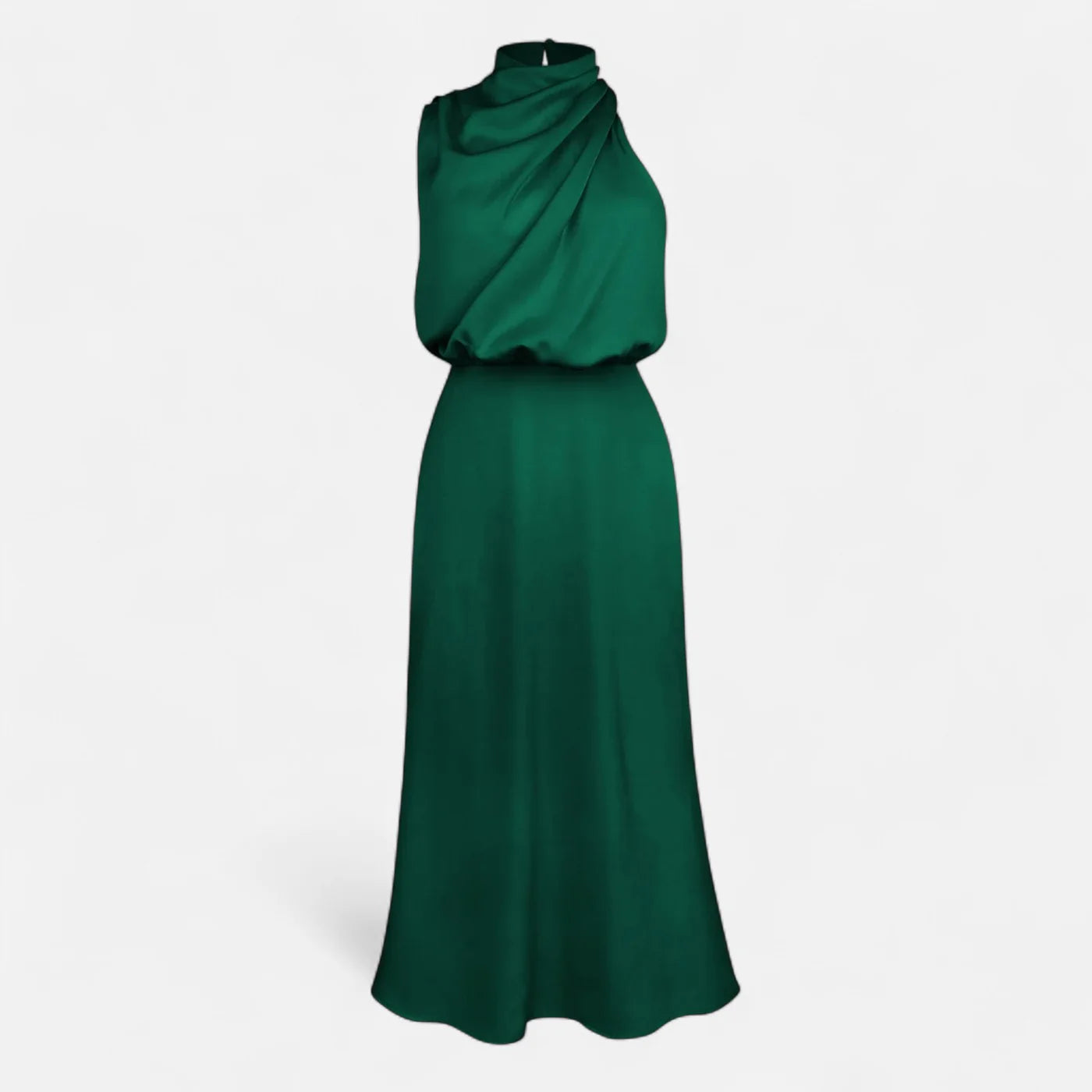 Robe longue en satin femme – elégance fluide et intemporelle