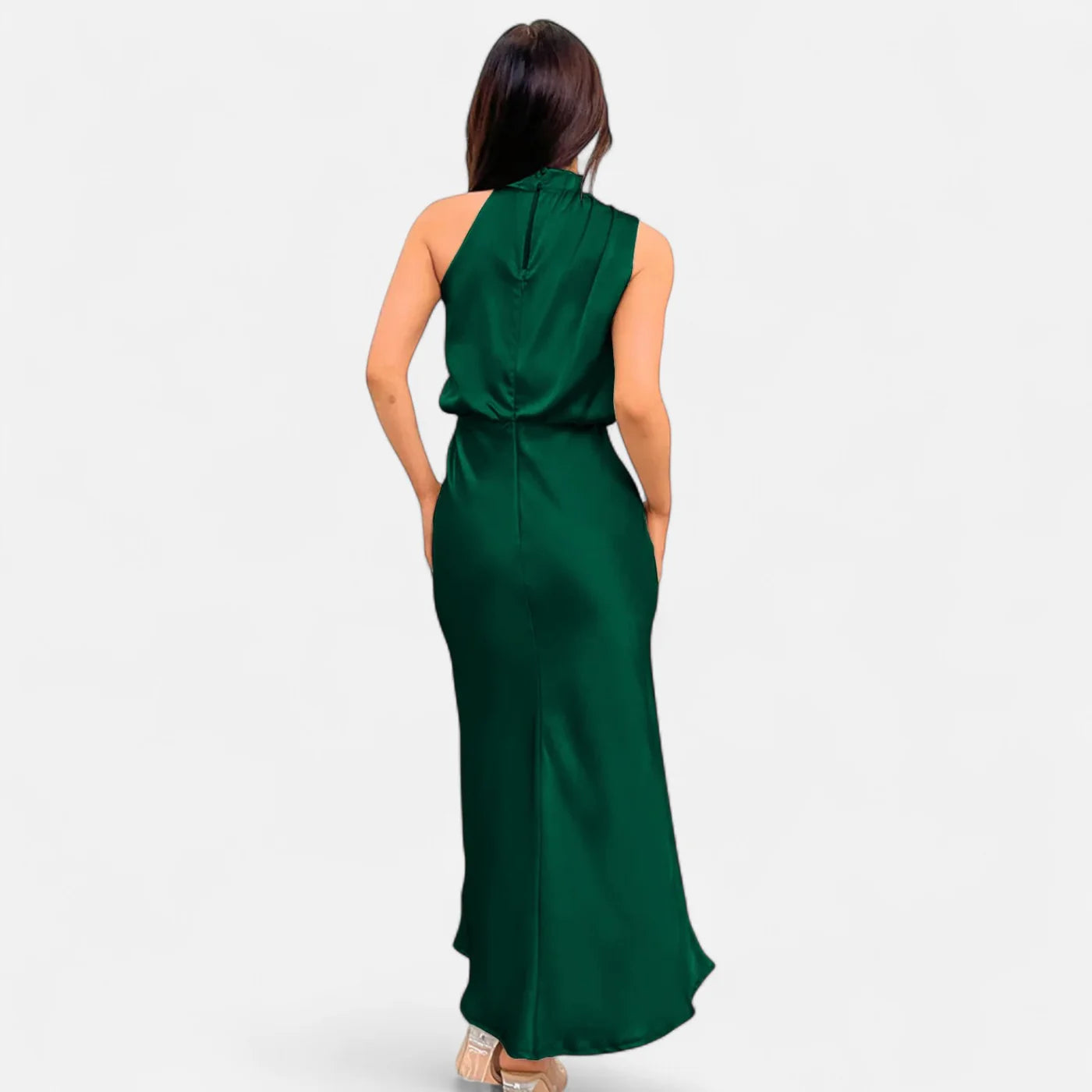 Robe longue en satin femme – elégance fluide et intemporelle
