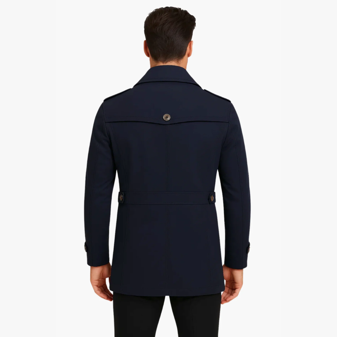 Trench homme classique et raffiné