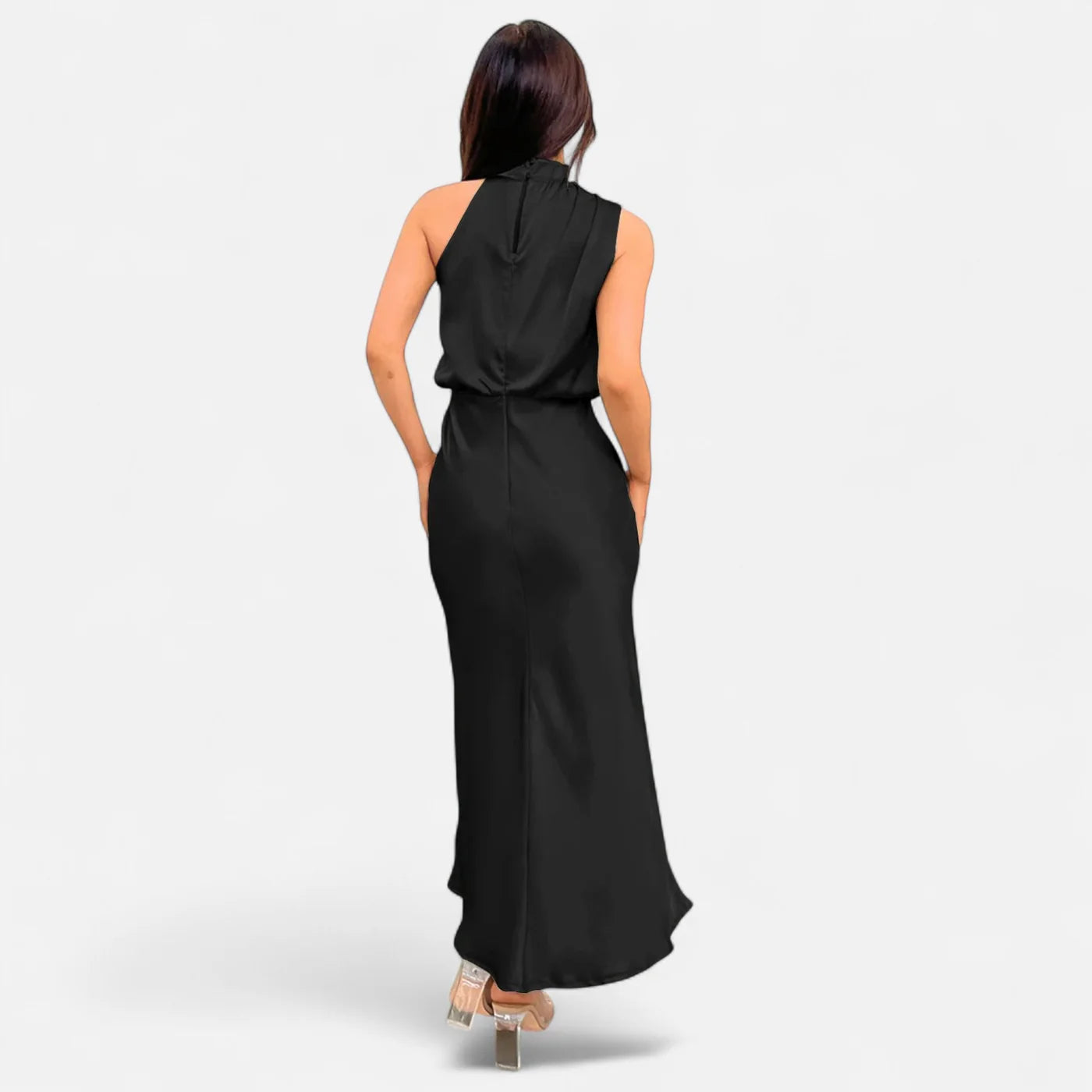 Robe longue en satin femme – elégance fluide et intemporelle