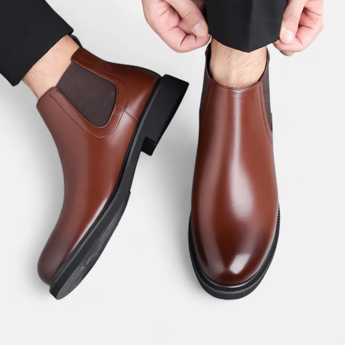 Bottes homme chaudes doublées en polaire