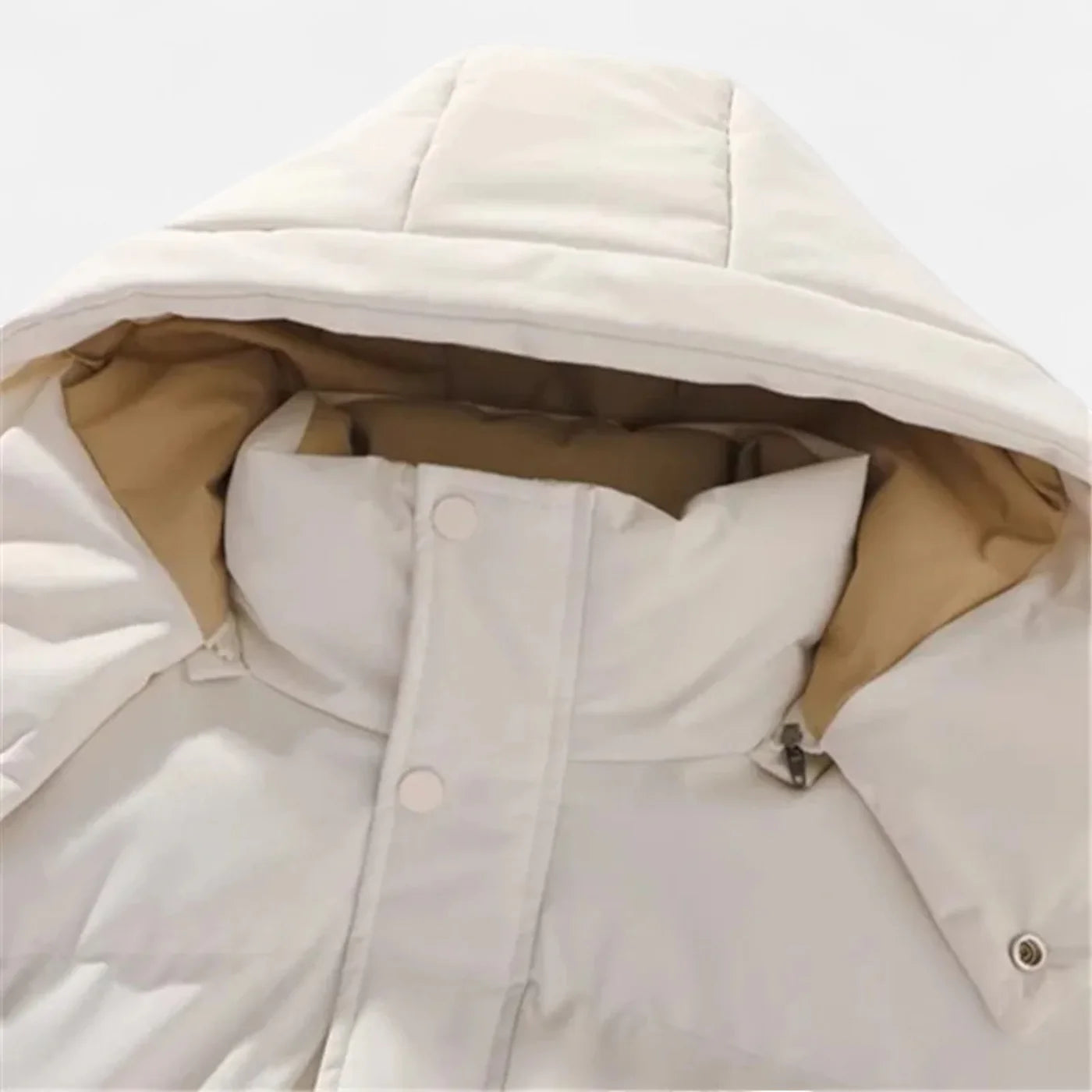 Veste matelassée pour homme à capuche amovible