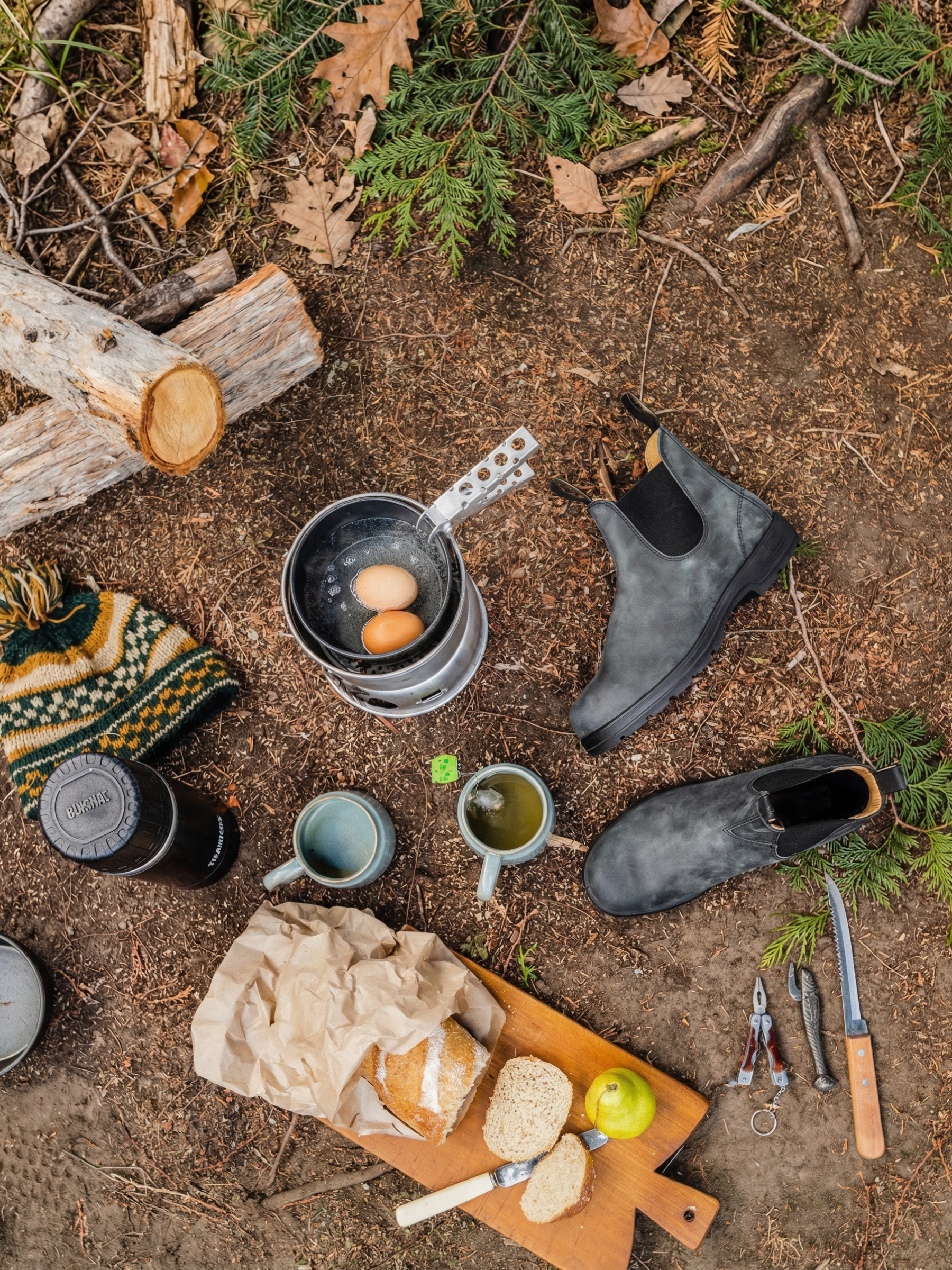 Bottes chelsea classiques en cuir pour homme