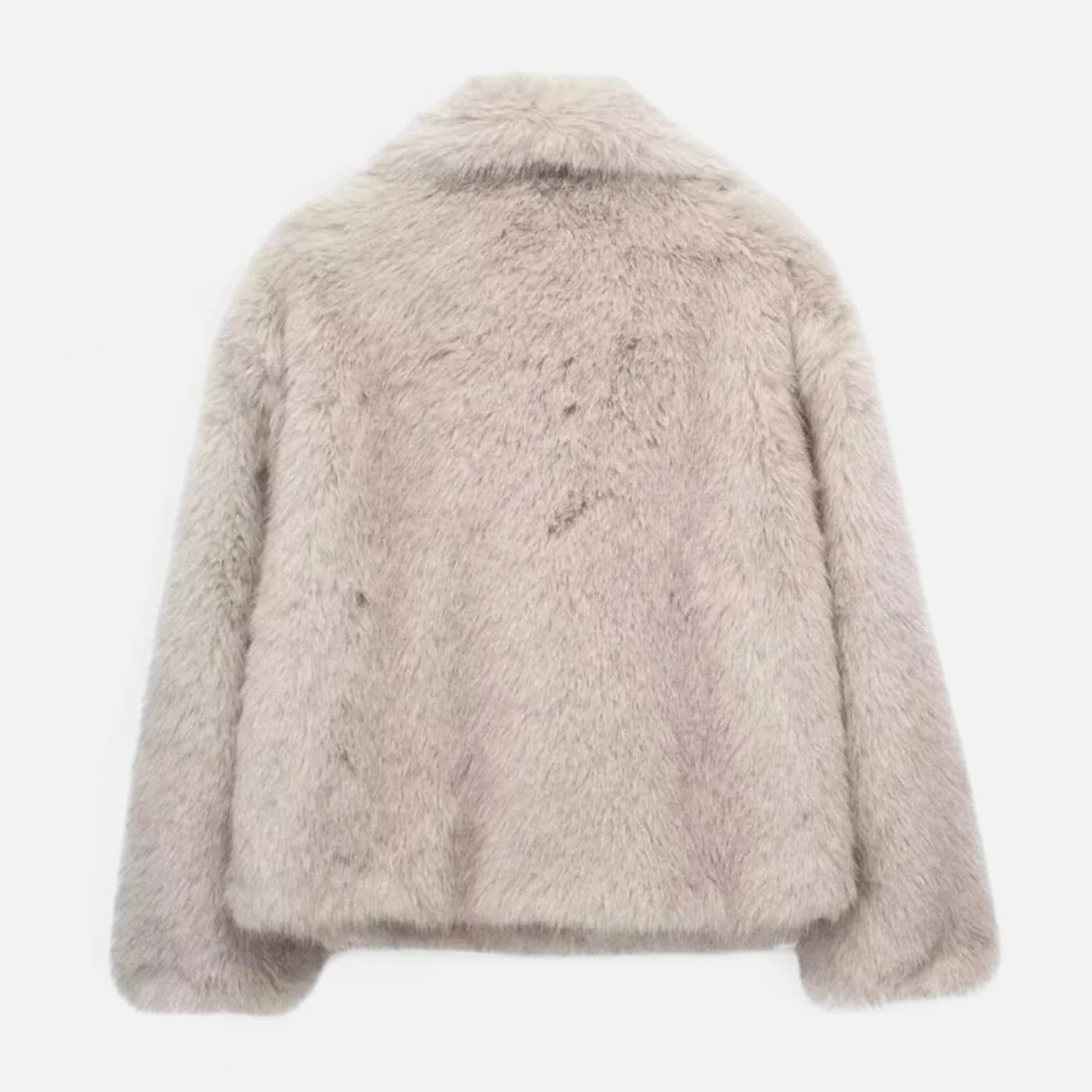 Manteau d’Hiver femme en fausse fourrure douce