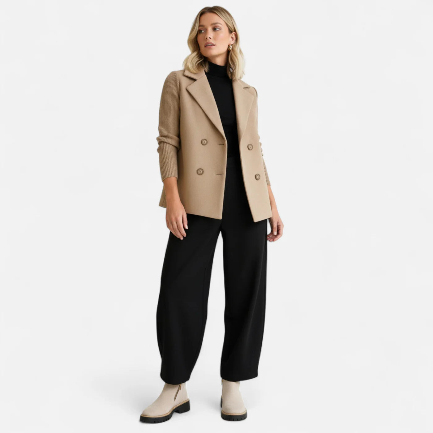 Bottines d’hiver à semelle crantée pour femme