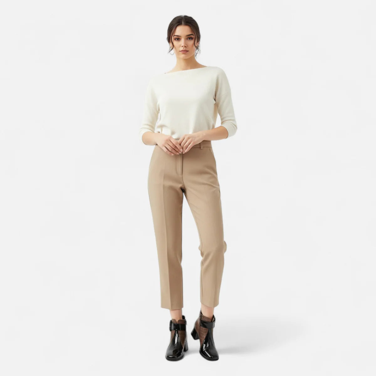 Bottines femme à boucle élégante