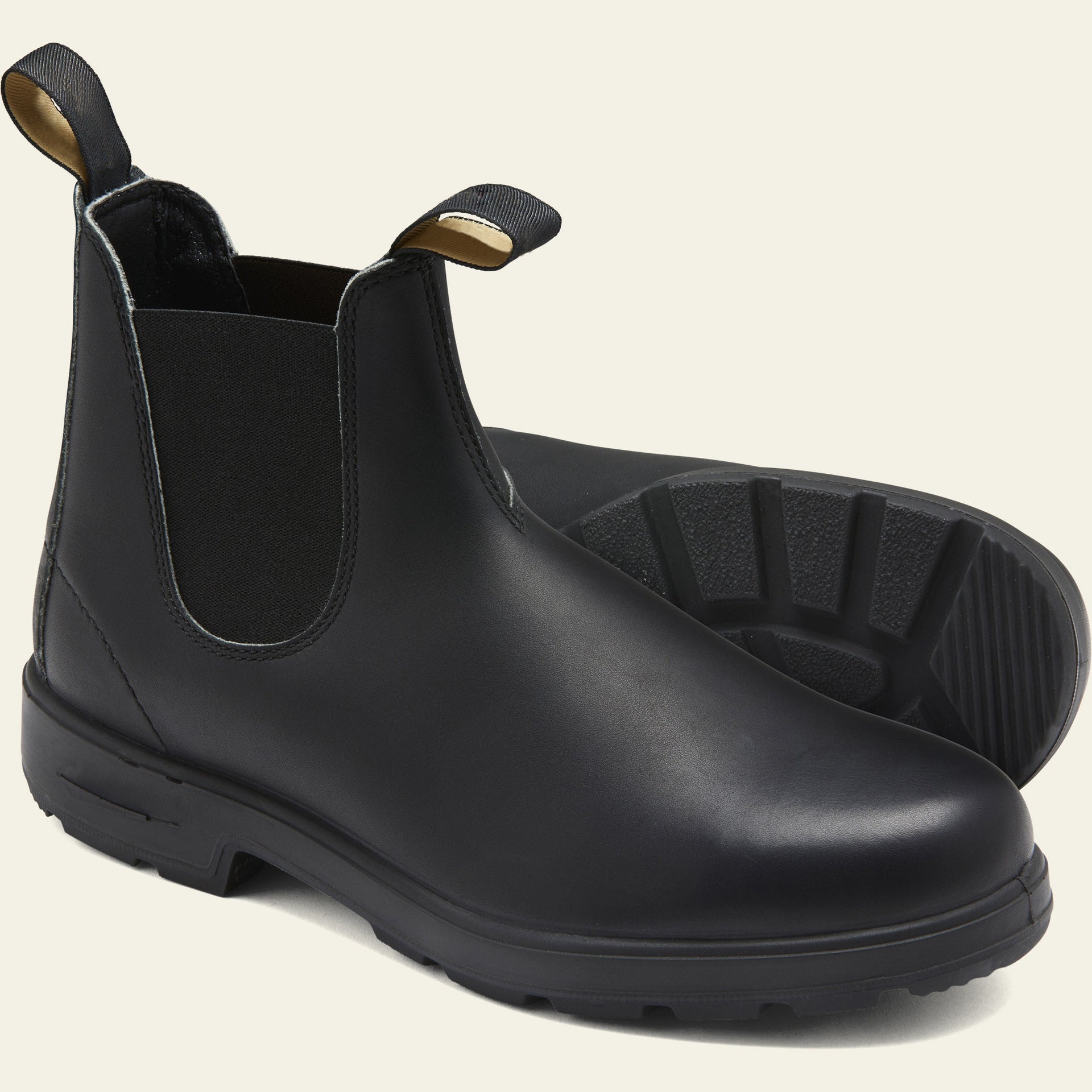 Bottes chelsea classiques en cuir pour homme