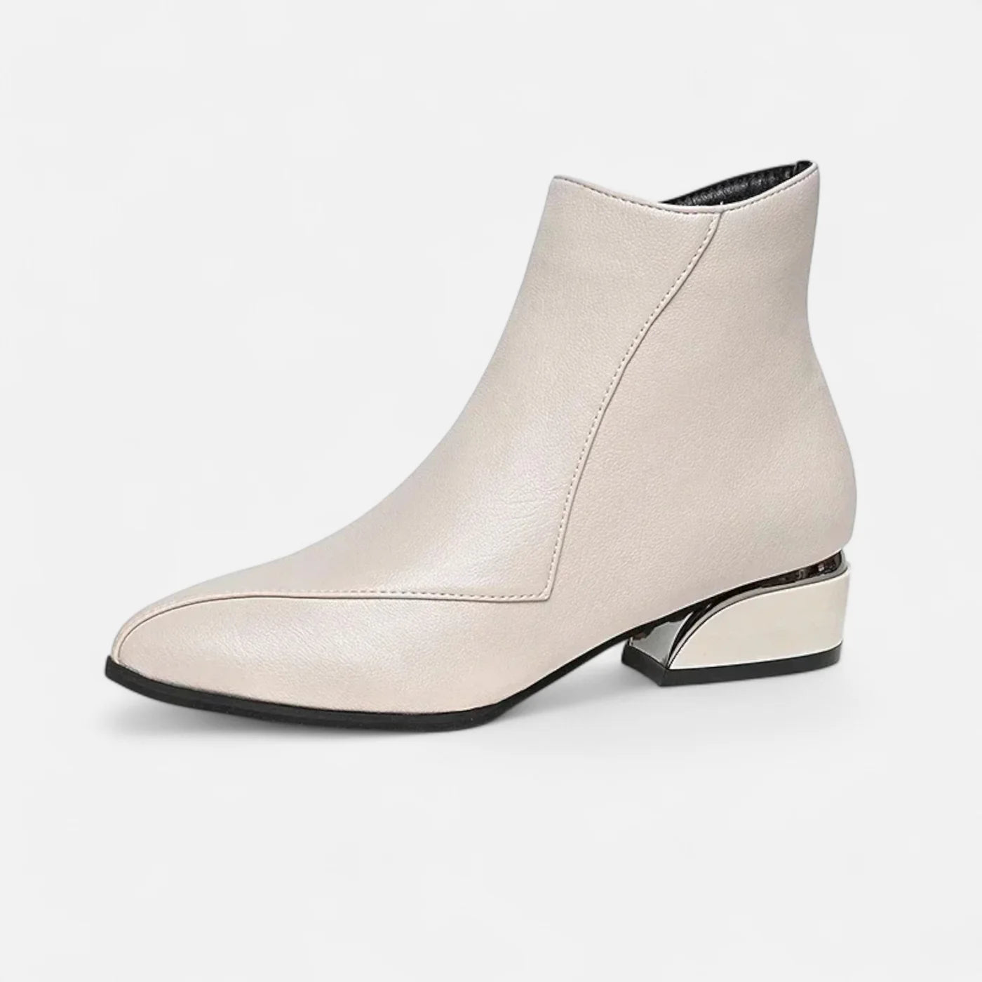 Bottines femme à talon bas élégantes