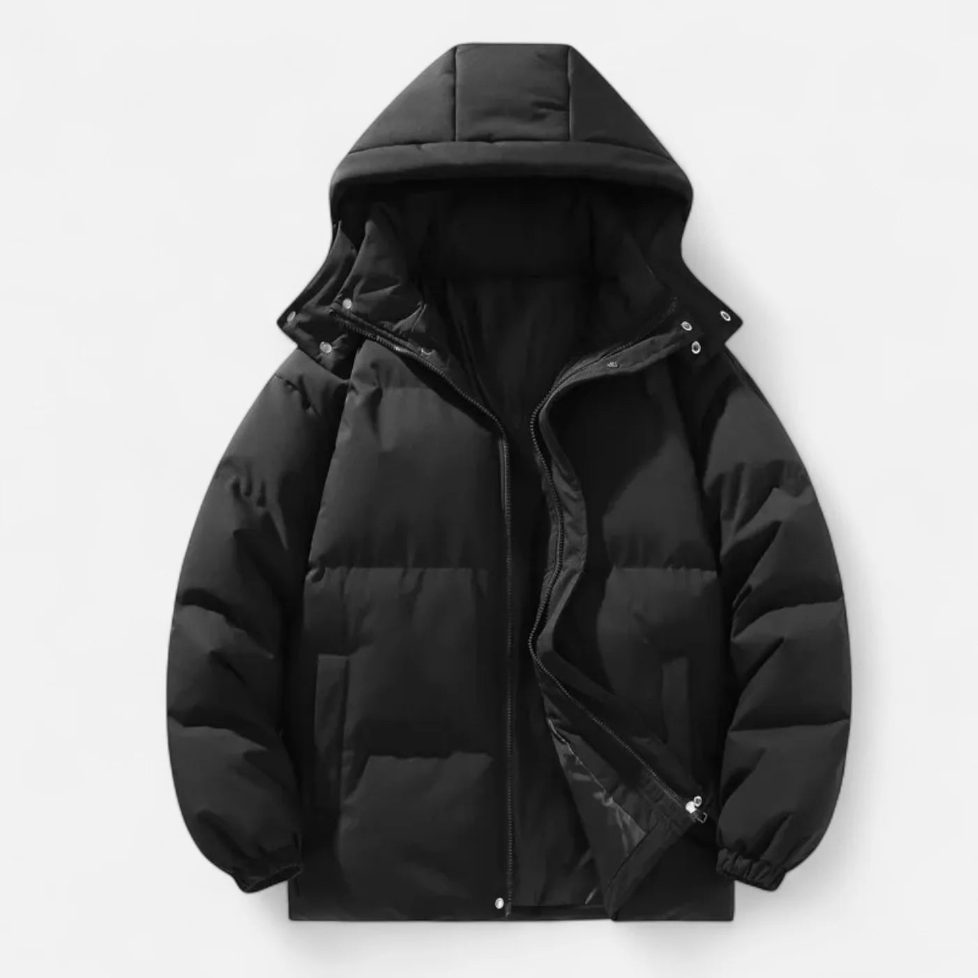 Veste matelassée pour homme à capuche amovible
