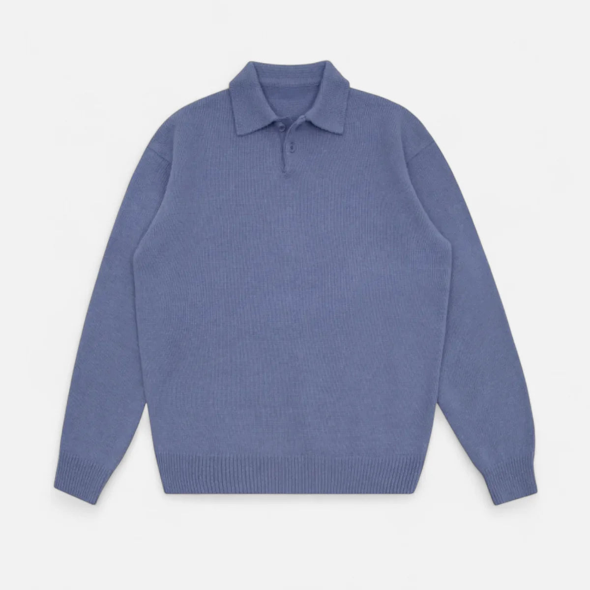Pull héritage en maille à col revers pour homme