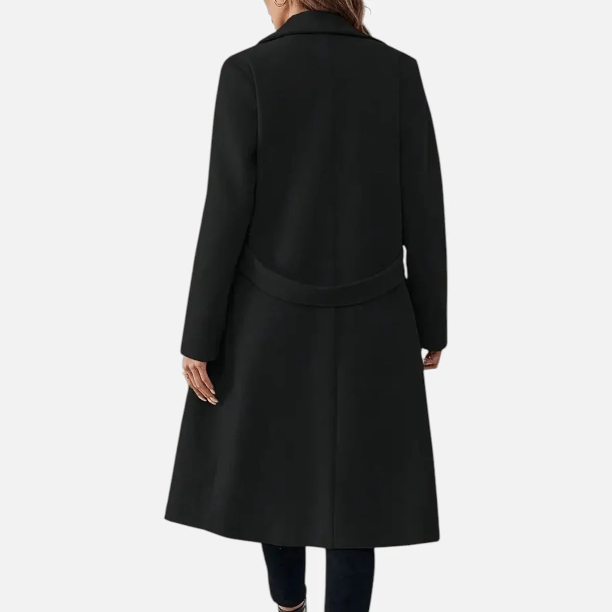 Manteau Long Ceinturé pour Femme