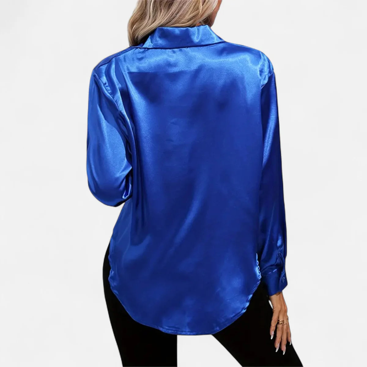 Blouse satinée pour femme – Style élégant