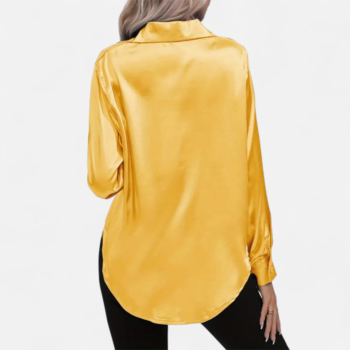 Blouse satinée pour femme – Style élégant
