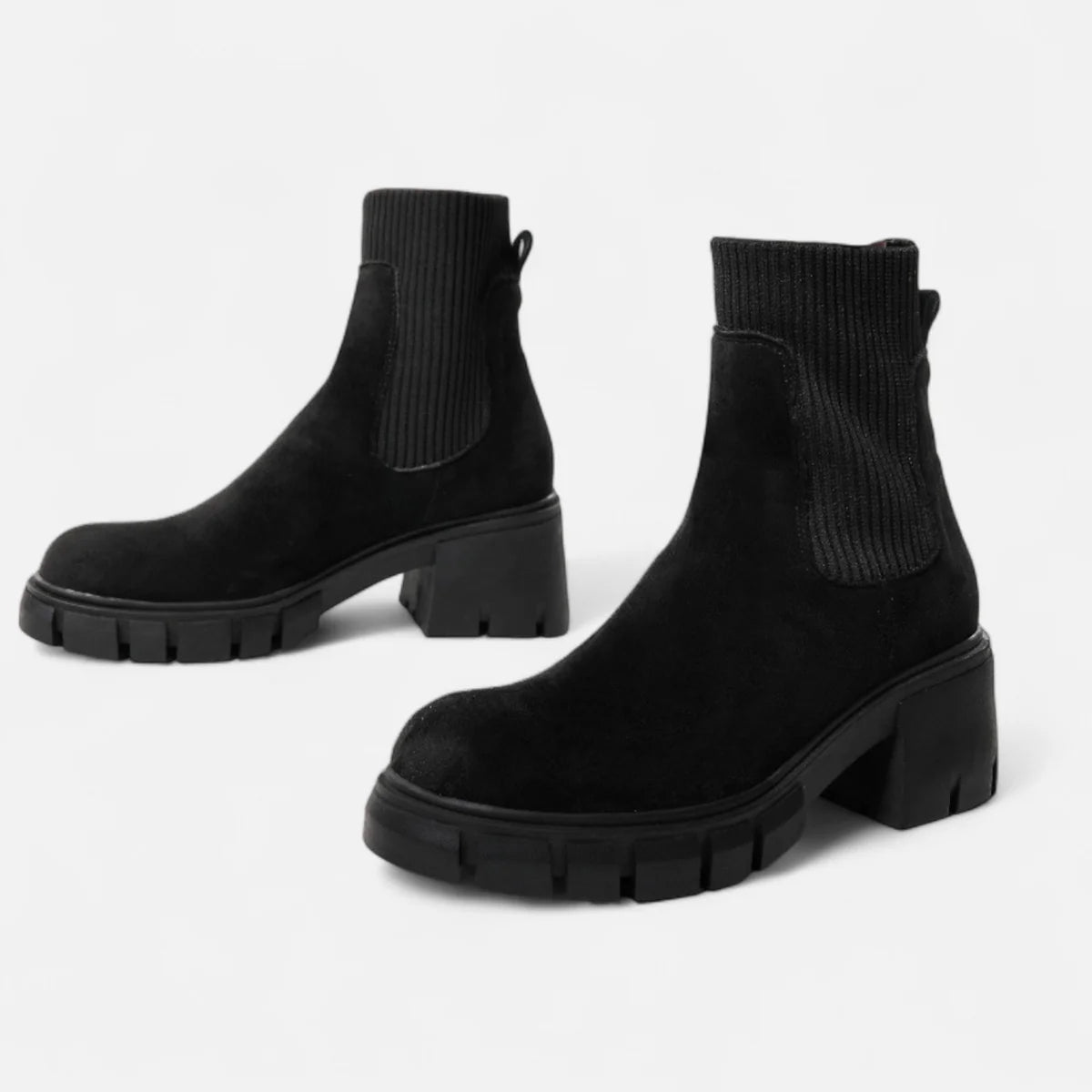 Bottes chelsea femme en daim – élégance sublimée