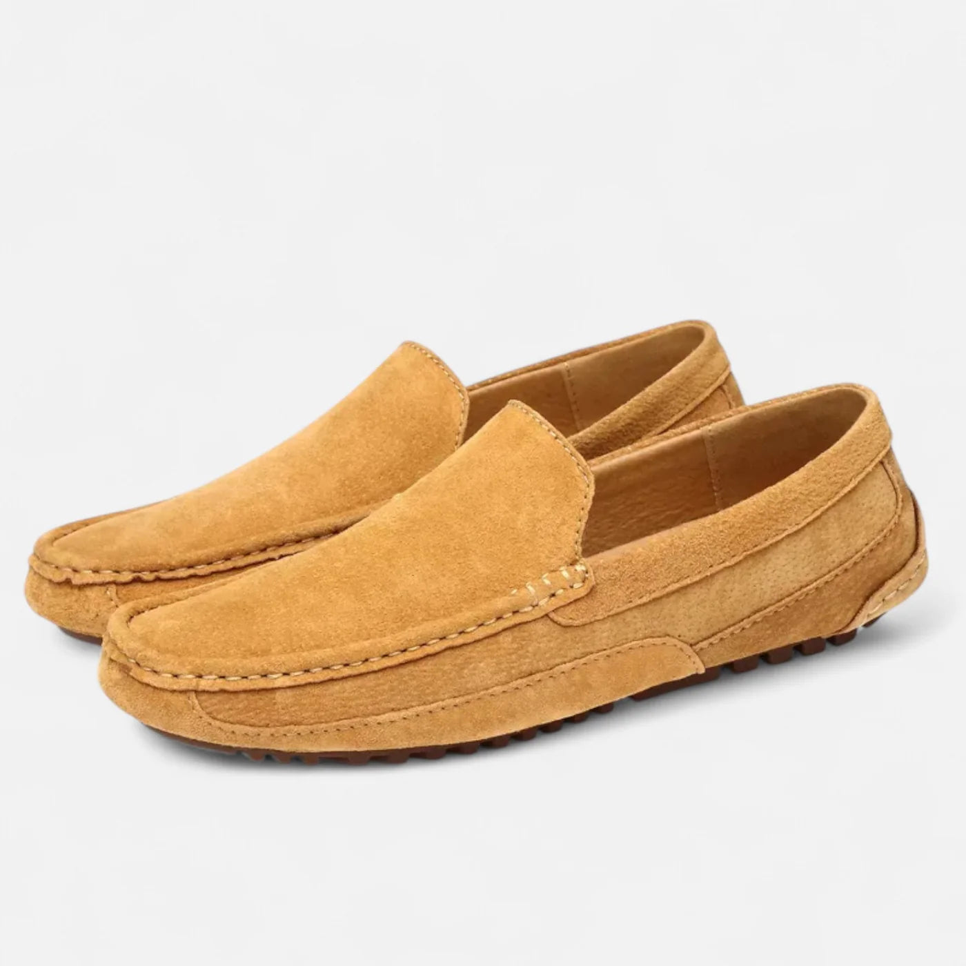 Mocassins en daim pour homme au toucher doux et au savoir-faire intemporel