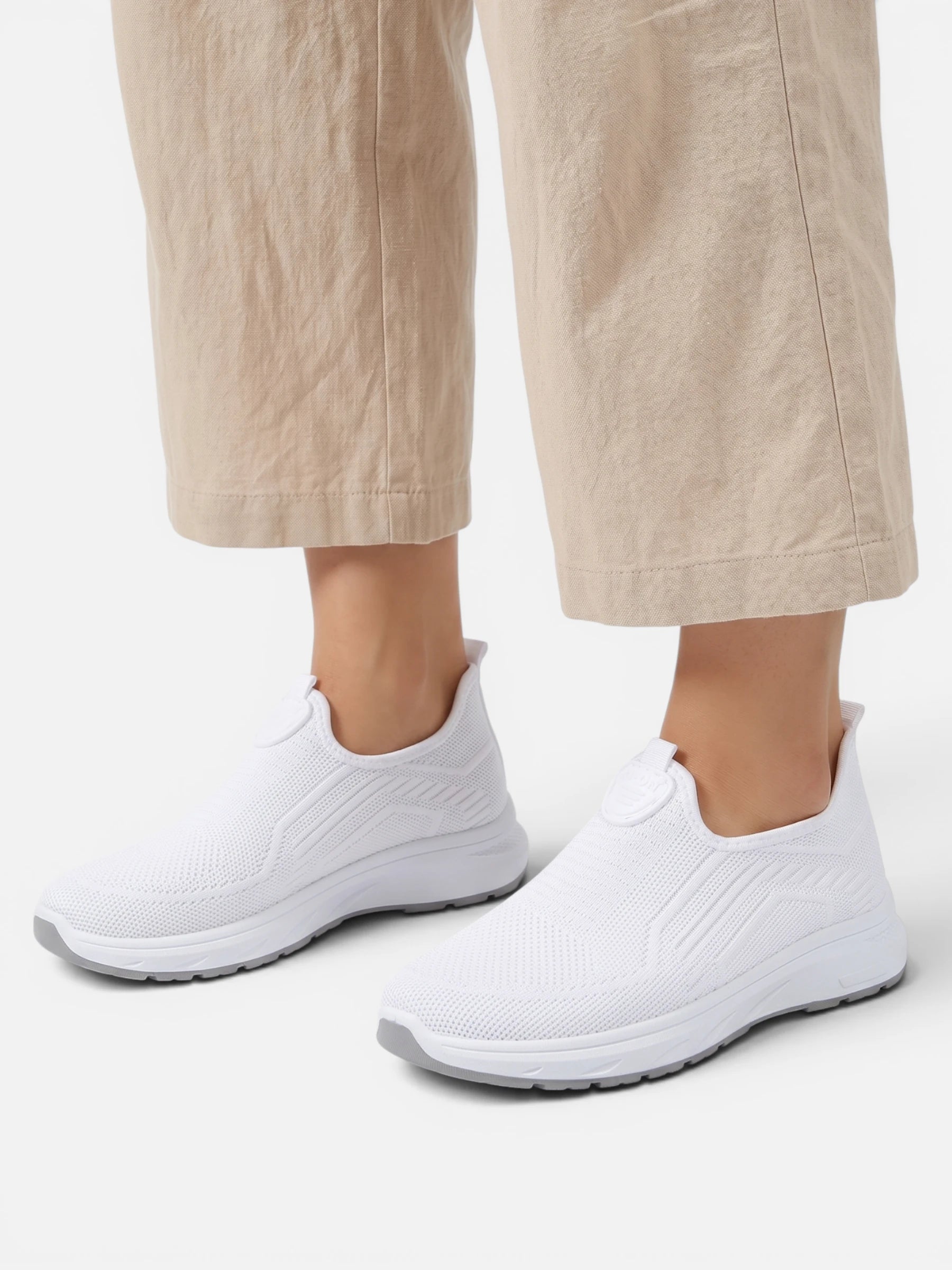 Baskets slip-on respirantes et confortables pour femme