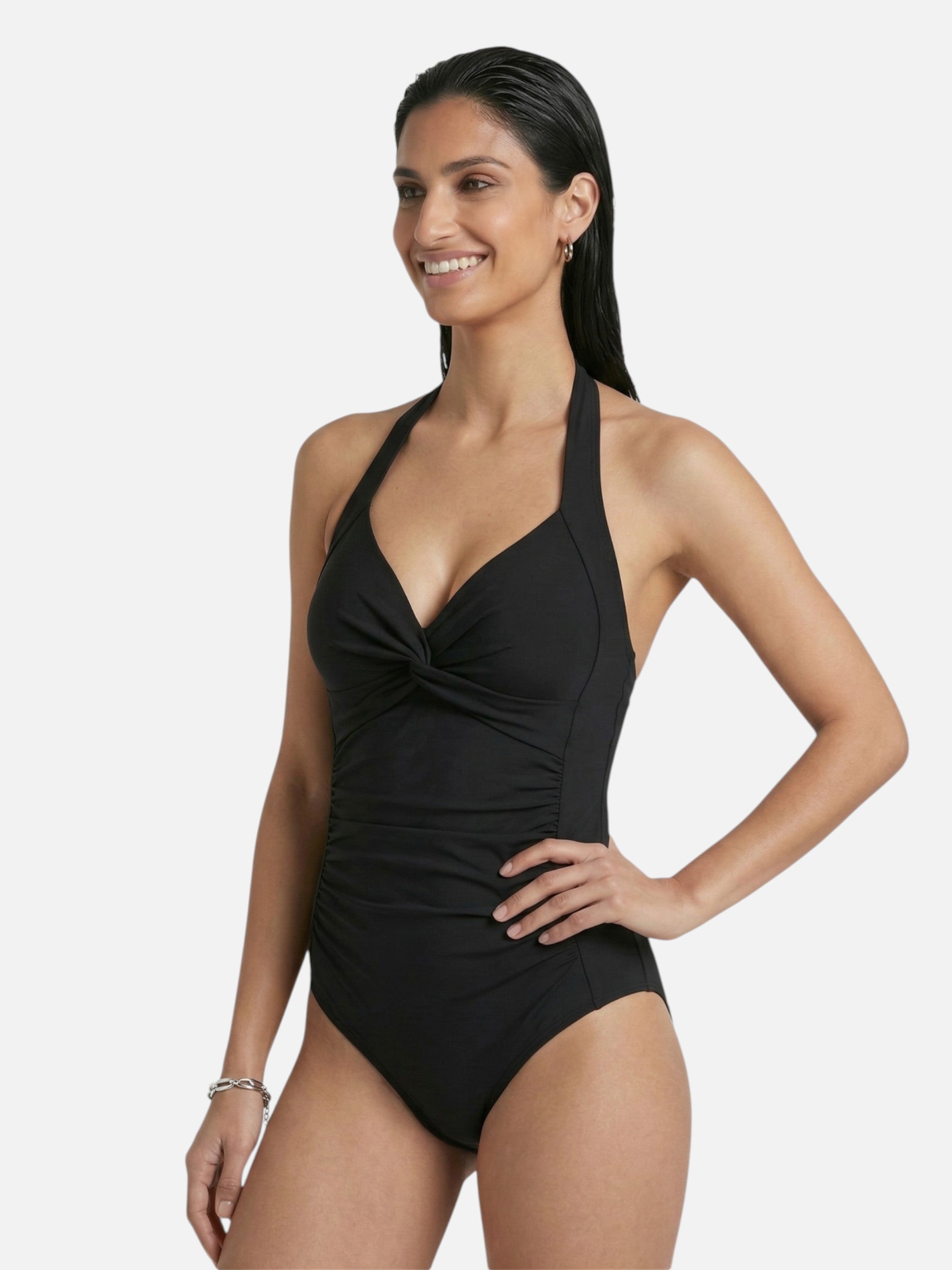 Maillot de bain une pièce femme froncé élégant