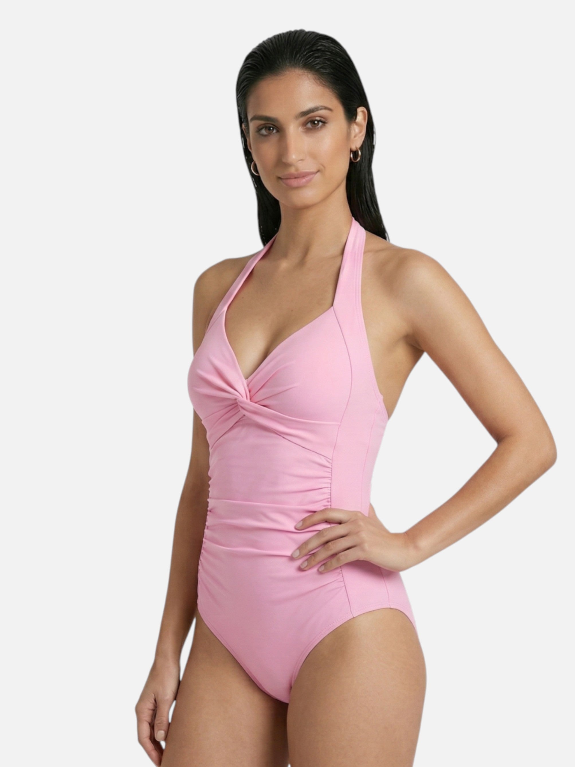 Maillot de bain une pièce femme froncé élégant
