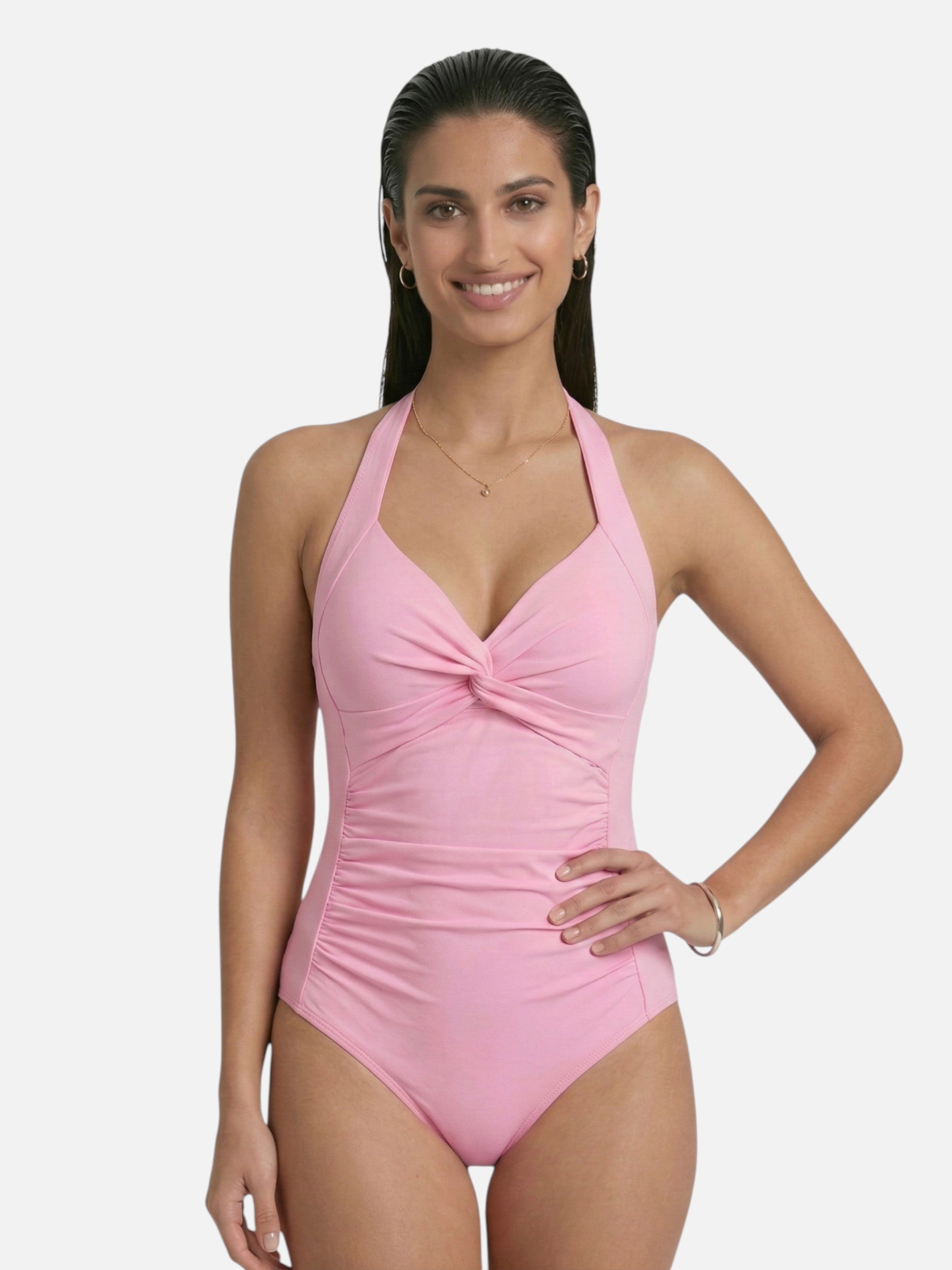 Maillot de bain une pièce femme froncé élégant