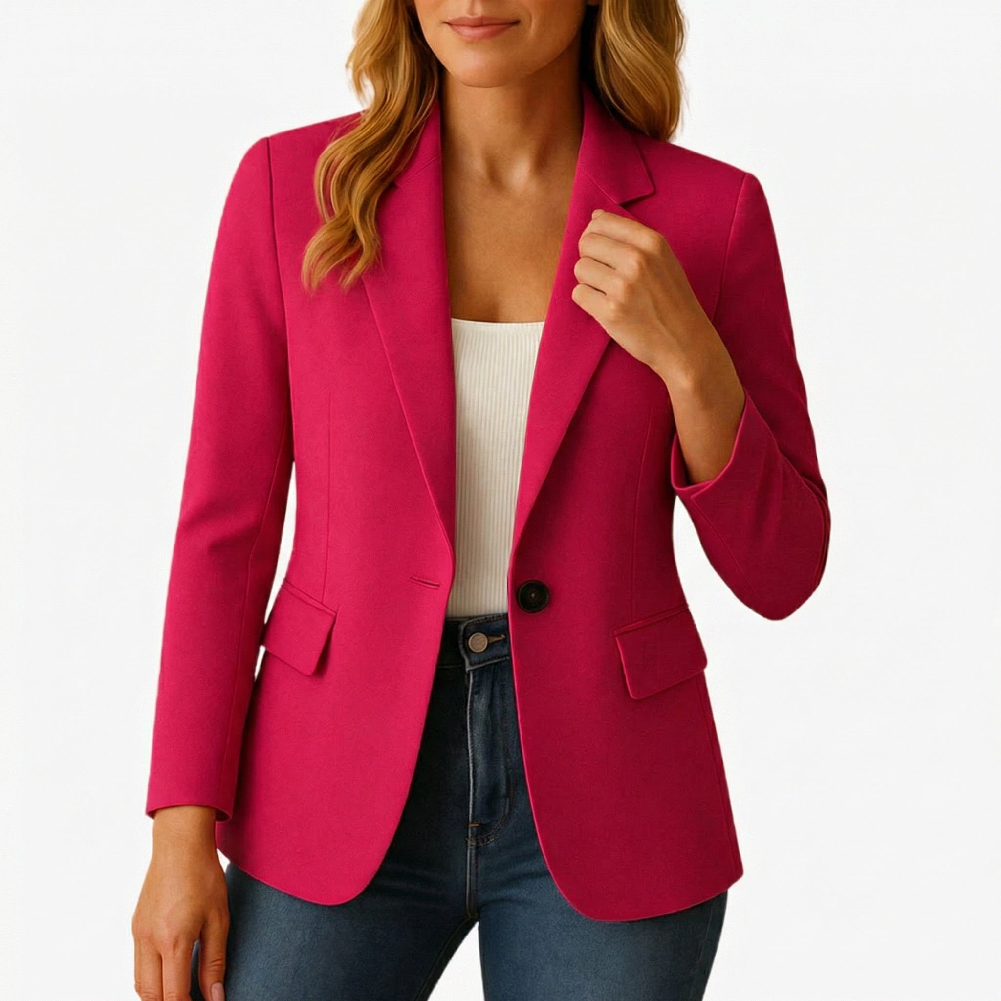 Elegant women's blazer with structured cut
