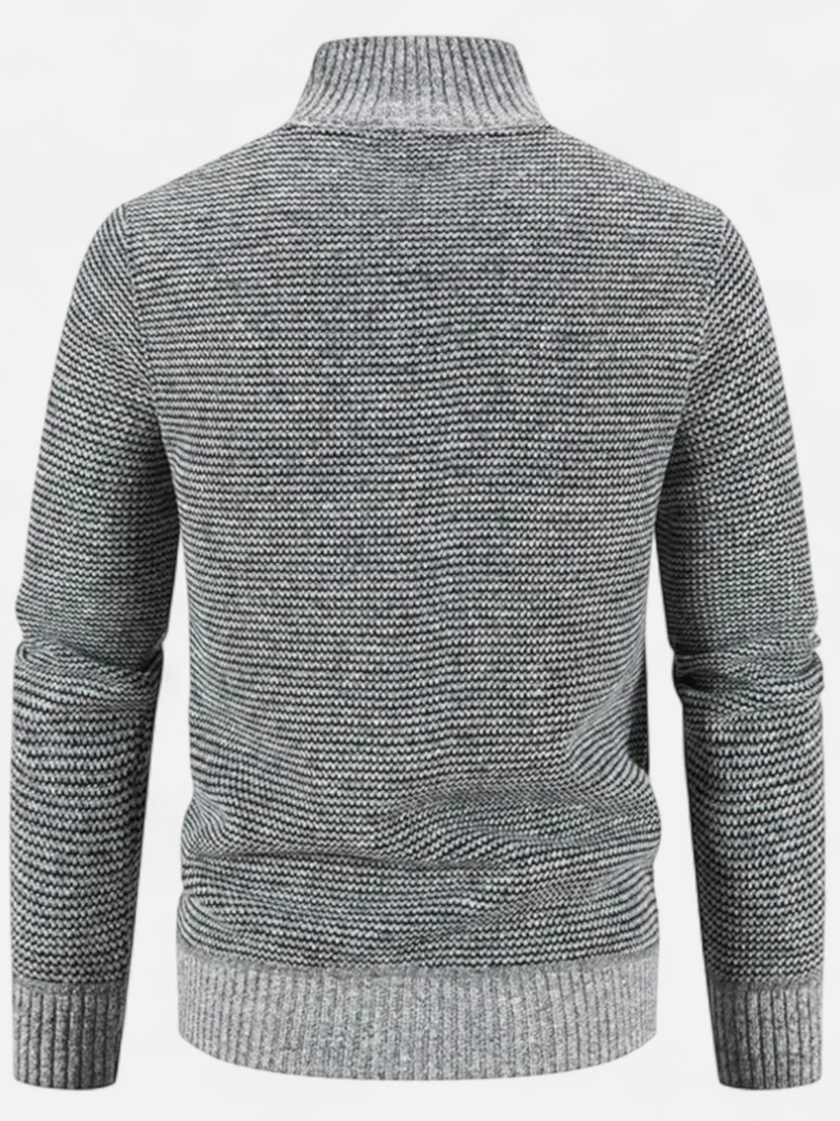 Veste Homme Bi-Matière Matelassée Manches Tricot