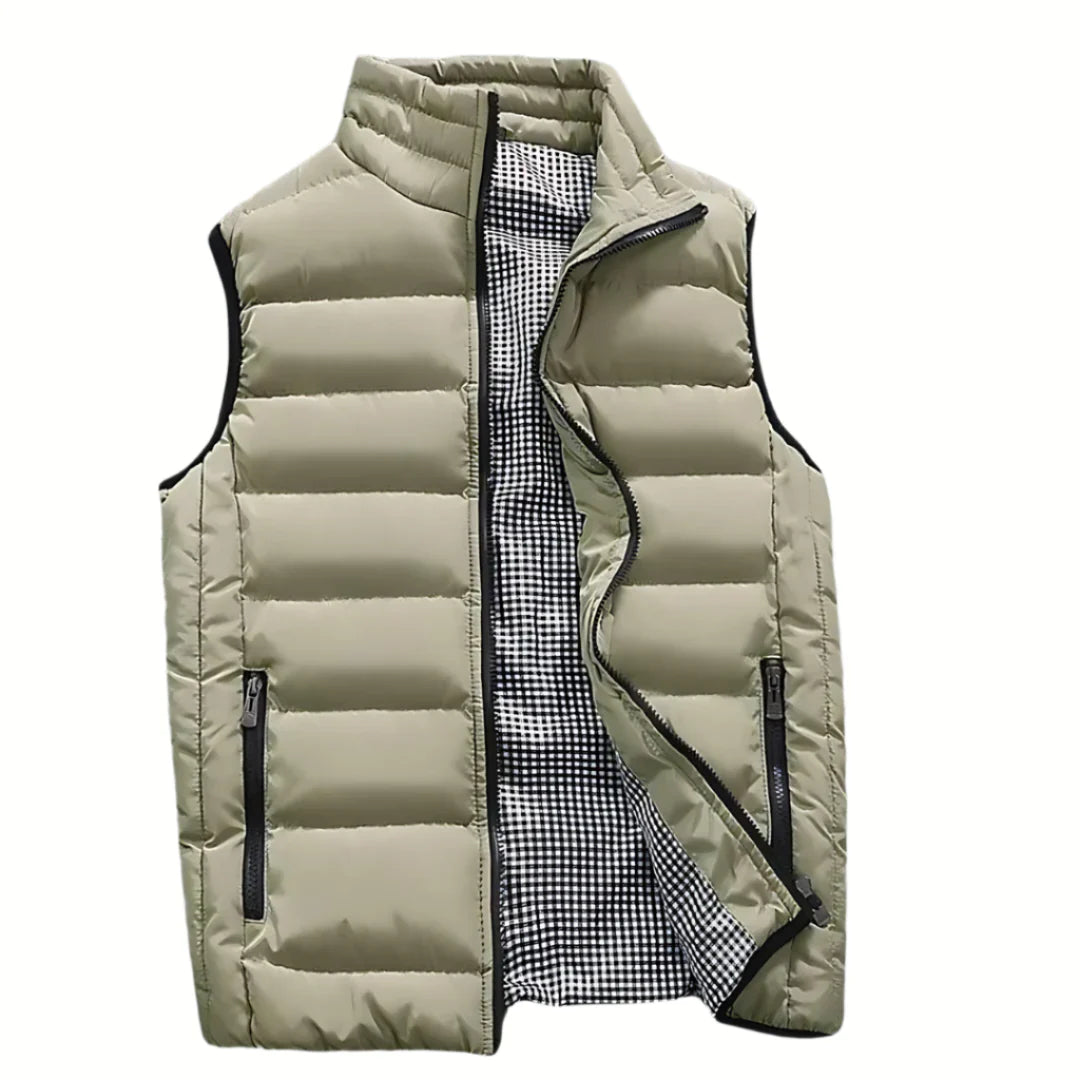 Gilet polaire léger avec poches zippées pour hommes