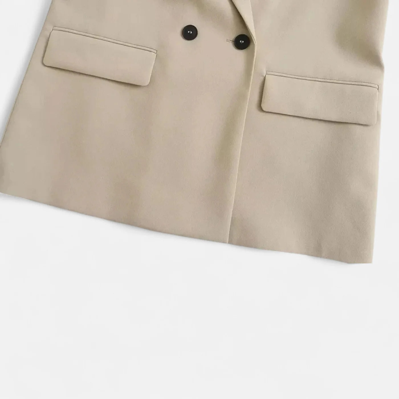 Blazer femme vintage à double boutonnage