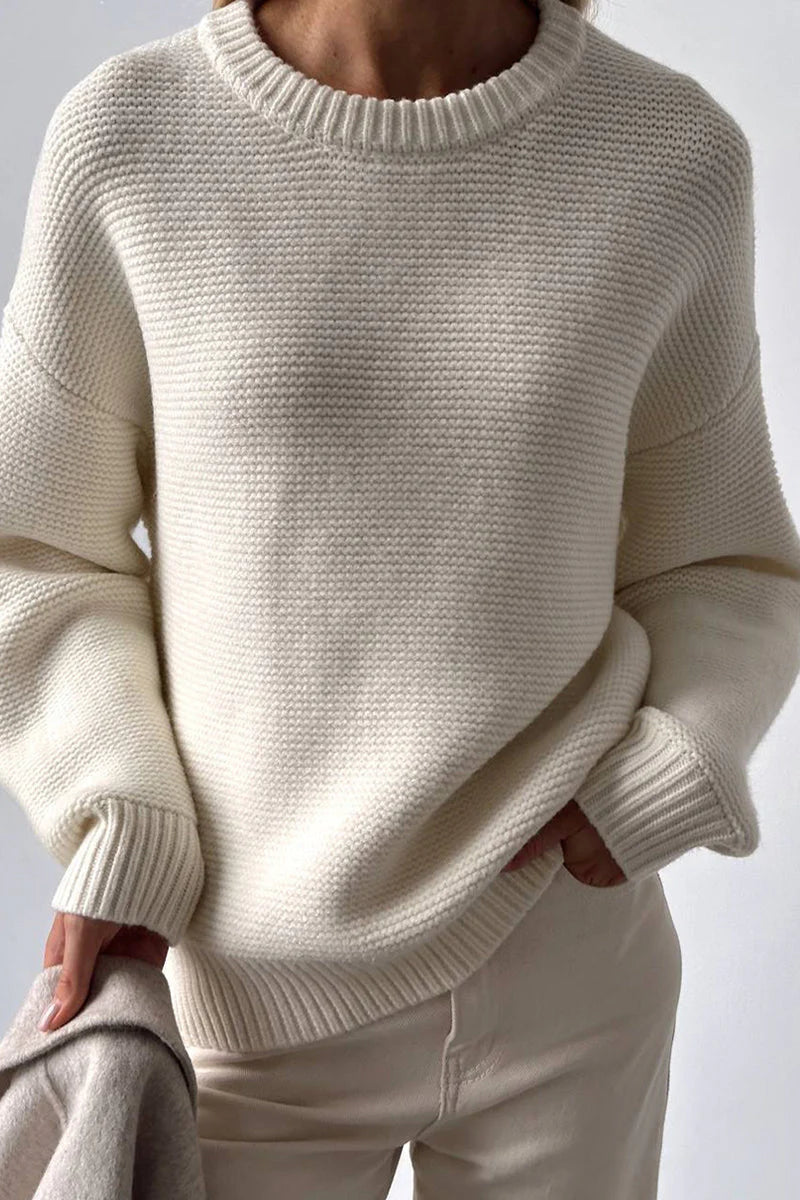 Pull en tricot minimaliste pour femmes