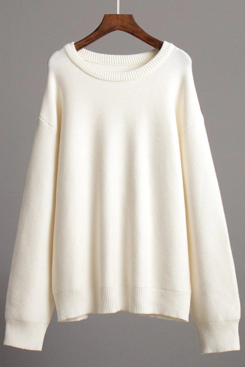 Pull en tricot minimaliste pour femmes