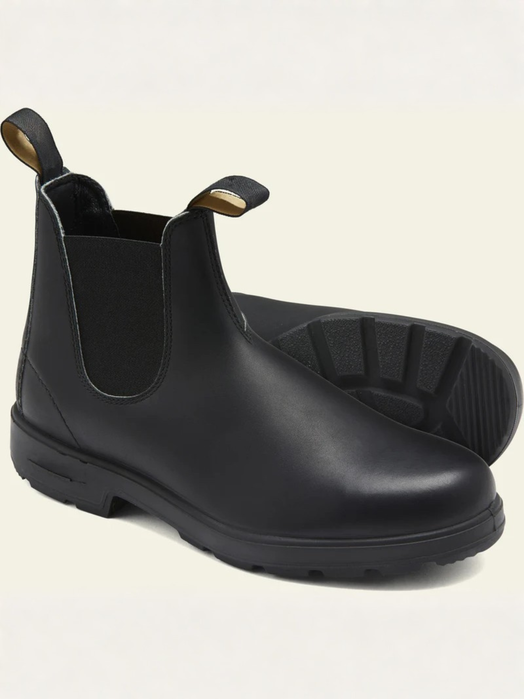 Bottes chelsea classiques en cuir pour homme