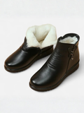 Bottines Femme Fourrées Zippées