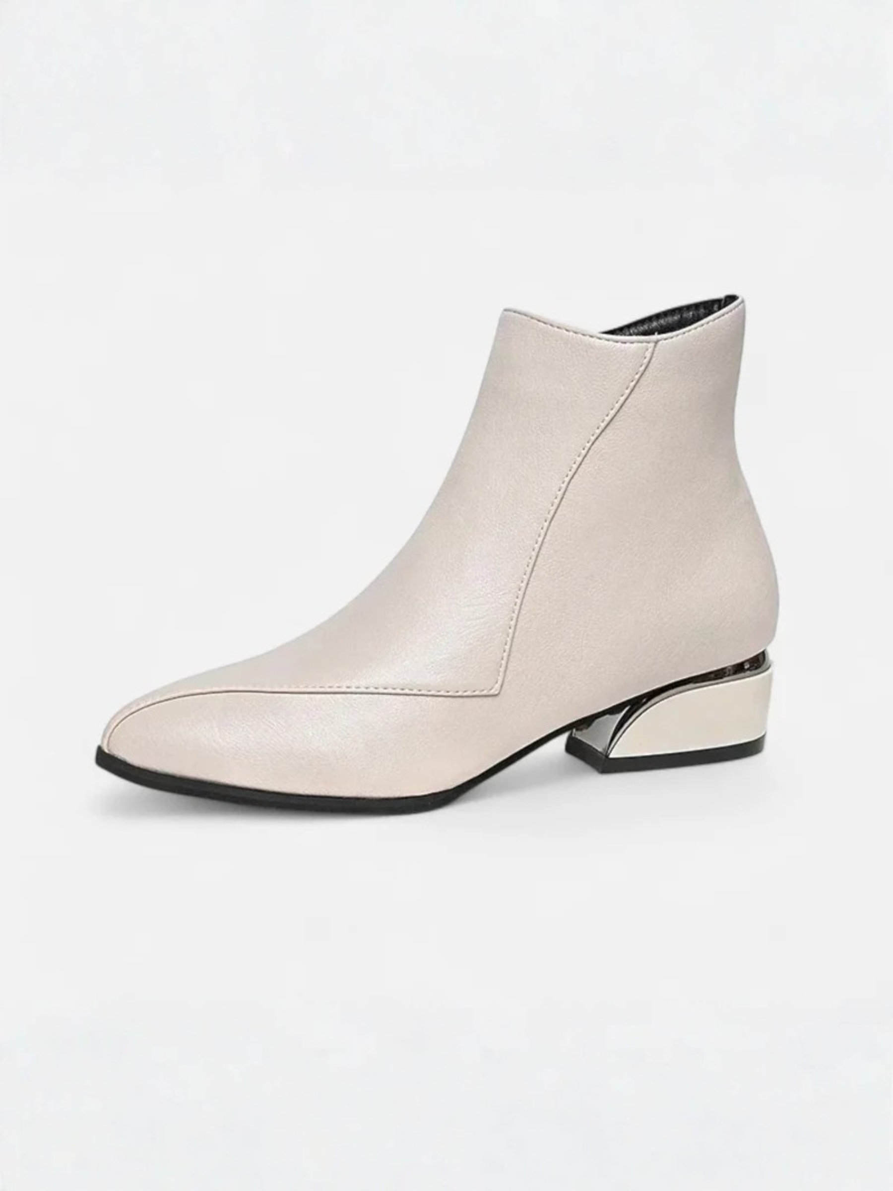 Bottines femme à talon bas élégantes