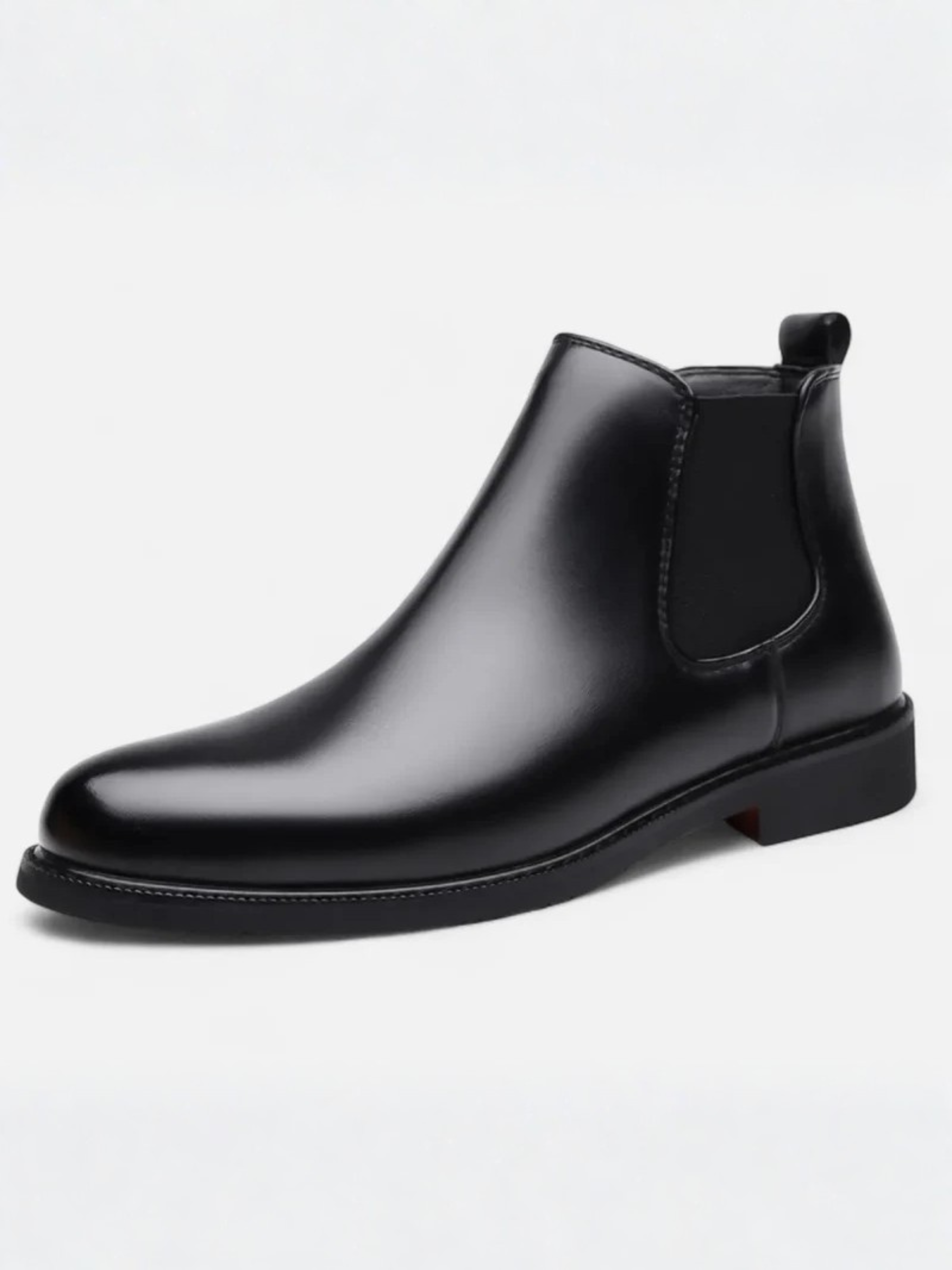 Bottines Chelsea Homme en Cuir Fourrées
