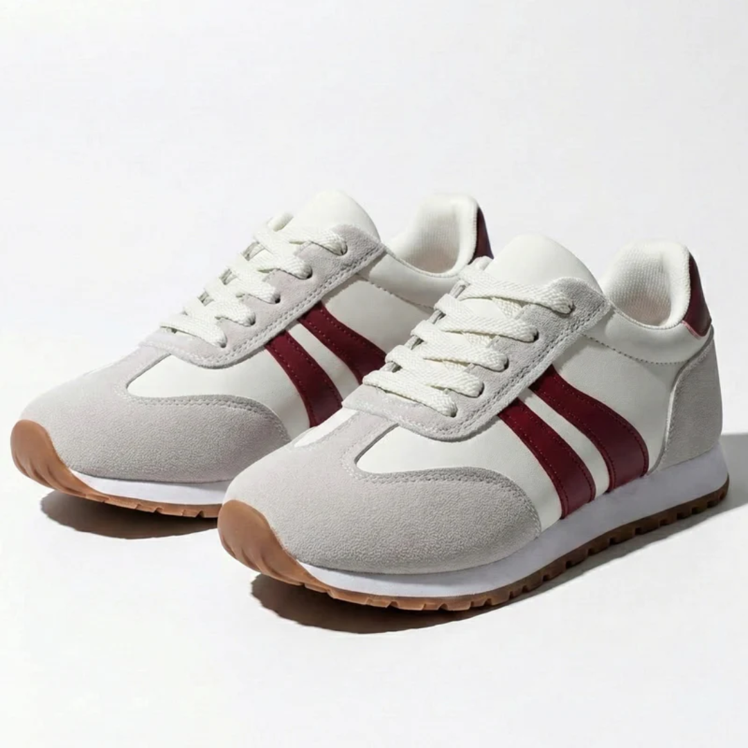 Baskets confortables à lacets pour femme