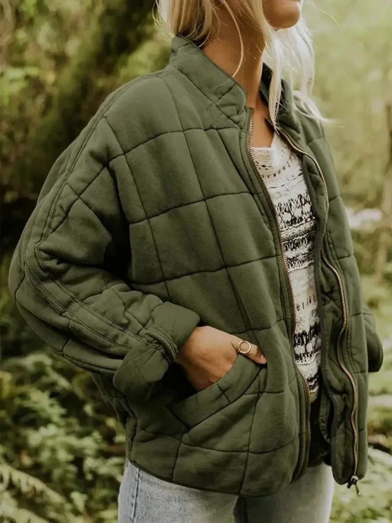 Veste matelassée femme élégante et légère avec poches pratiques