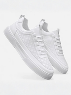 Baskets minimalistes à lacets pour homme