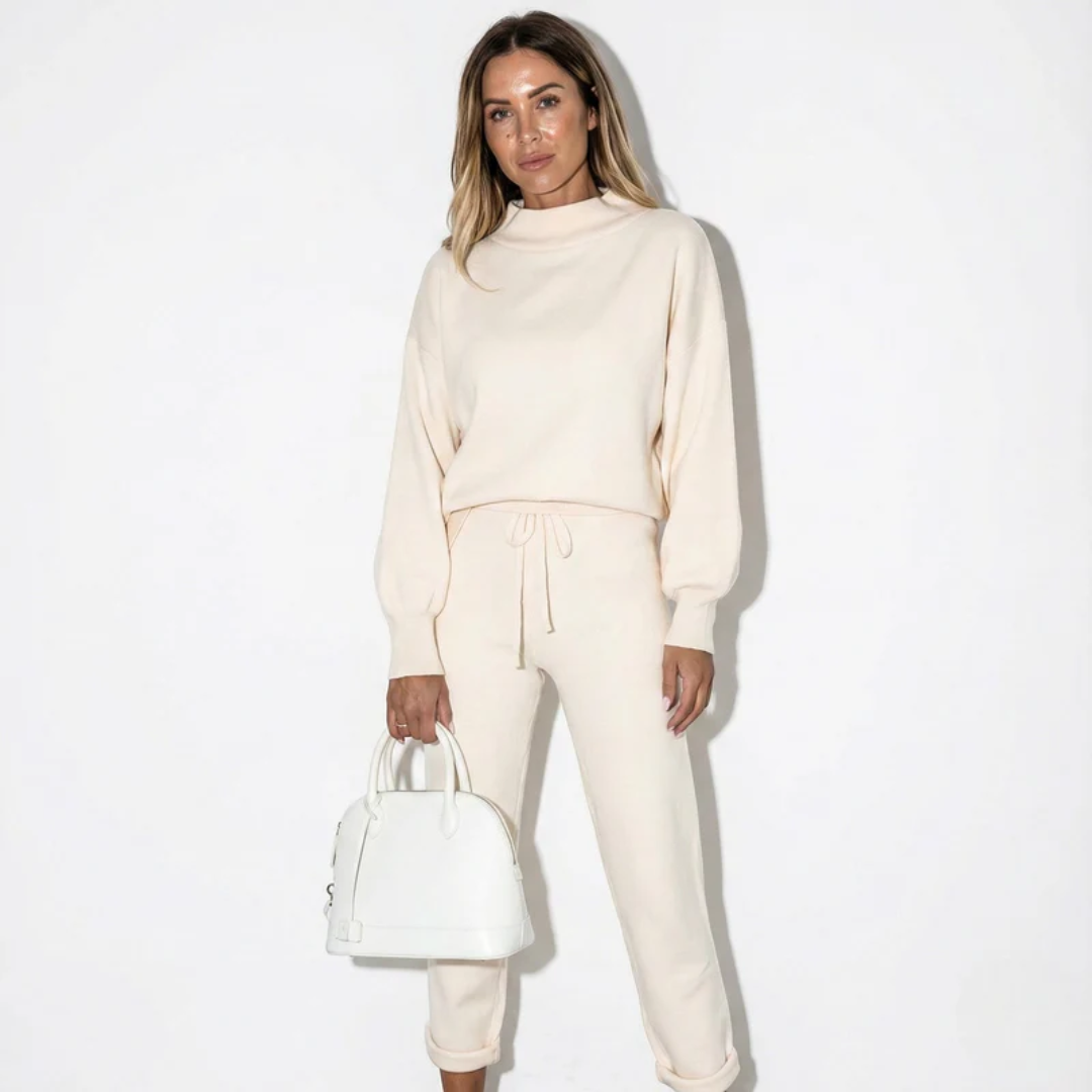 Ensemble loungewear confortable deux pièces pour femme