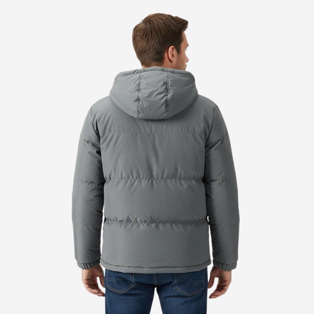 Veste d'hiver à capuche pour homme
