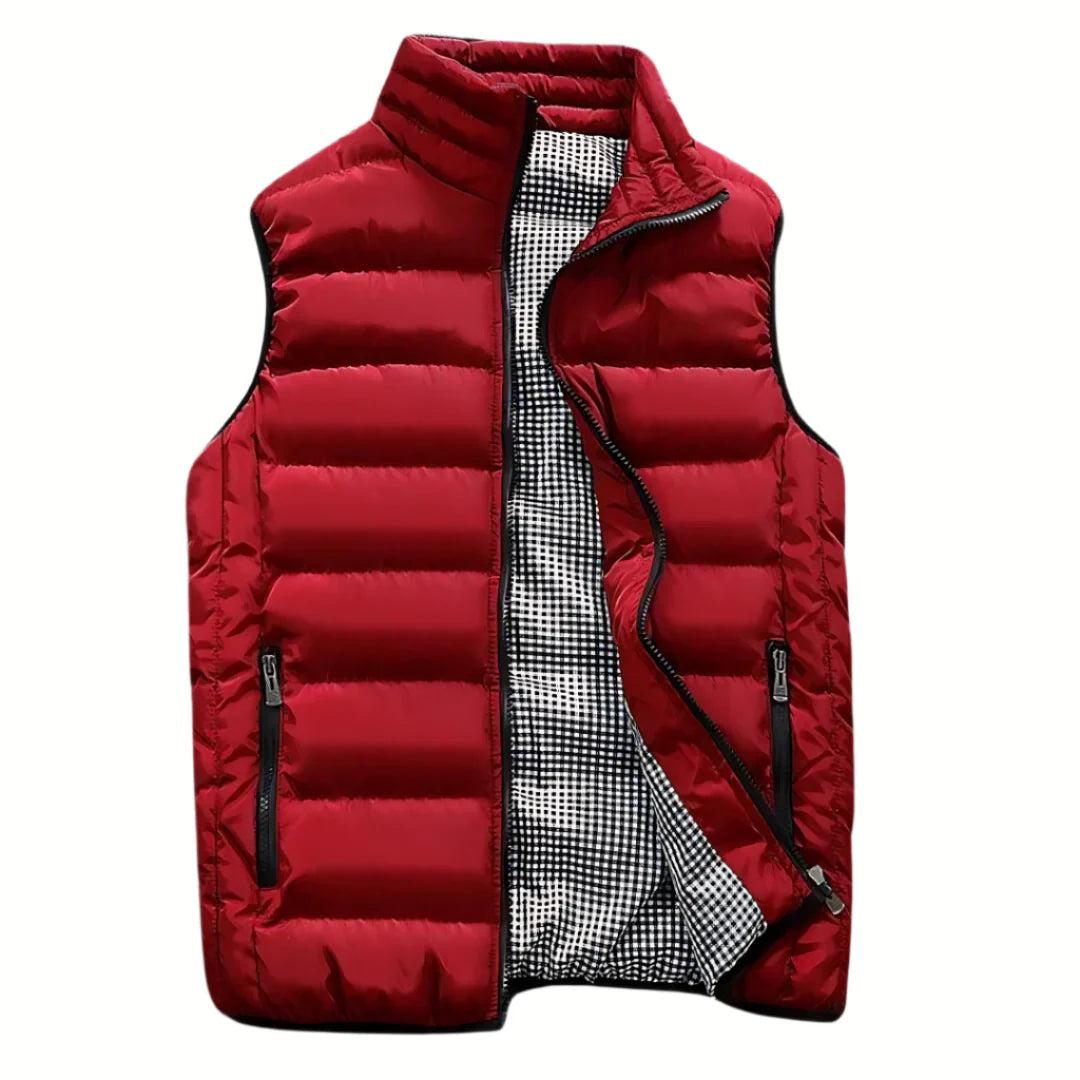 Gilet polaire léger avec poches zippées pour hommes