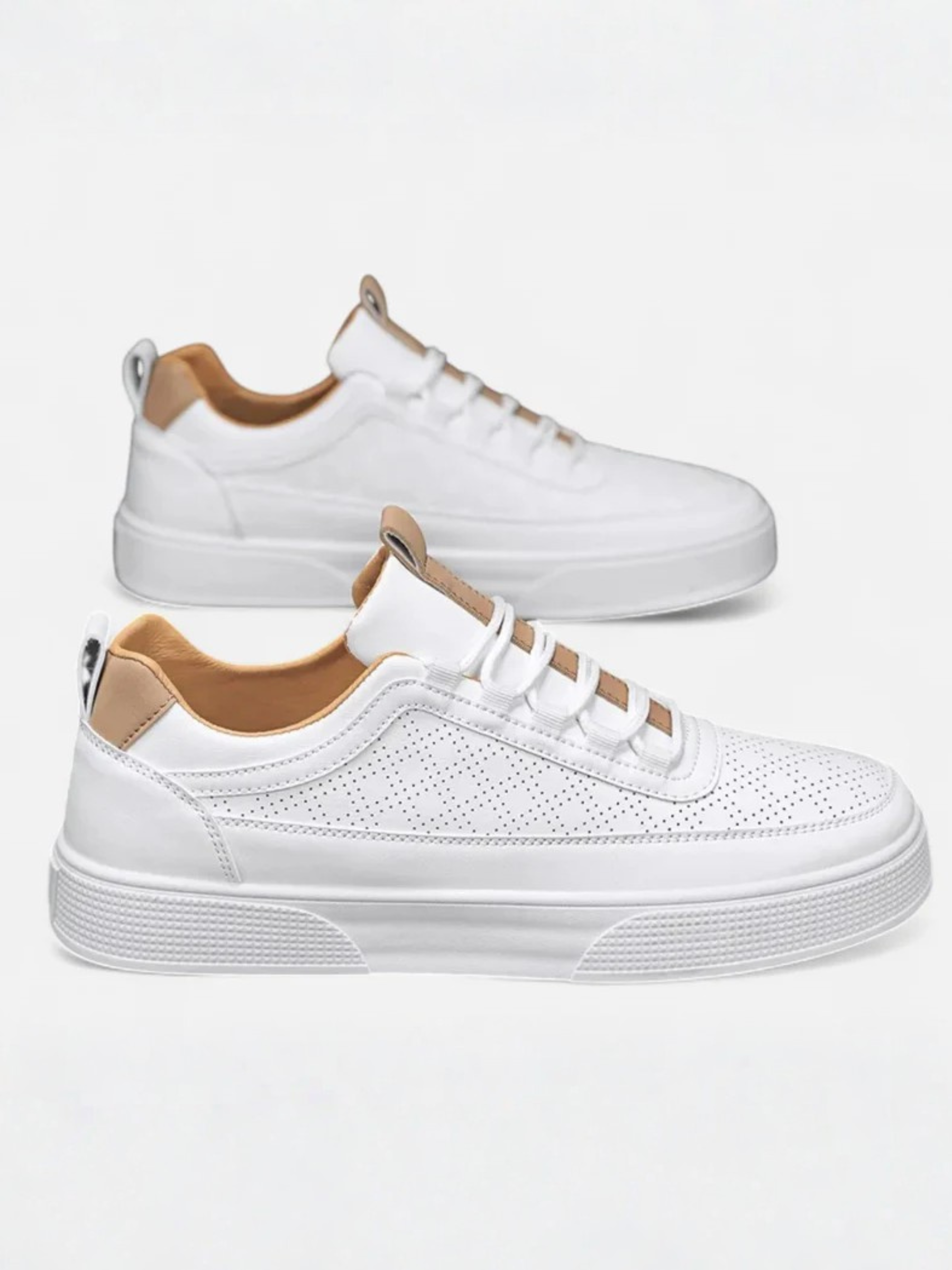 Baskets minimalistes à lacets pour homme