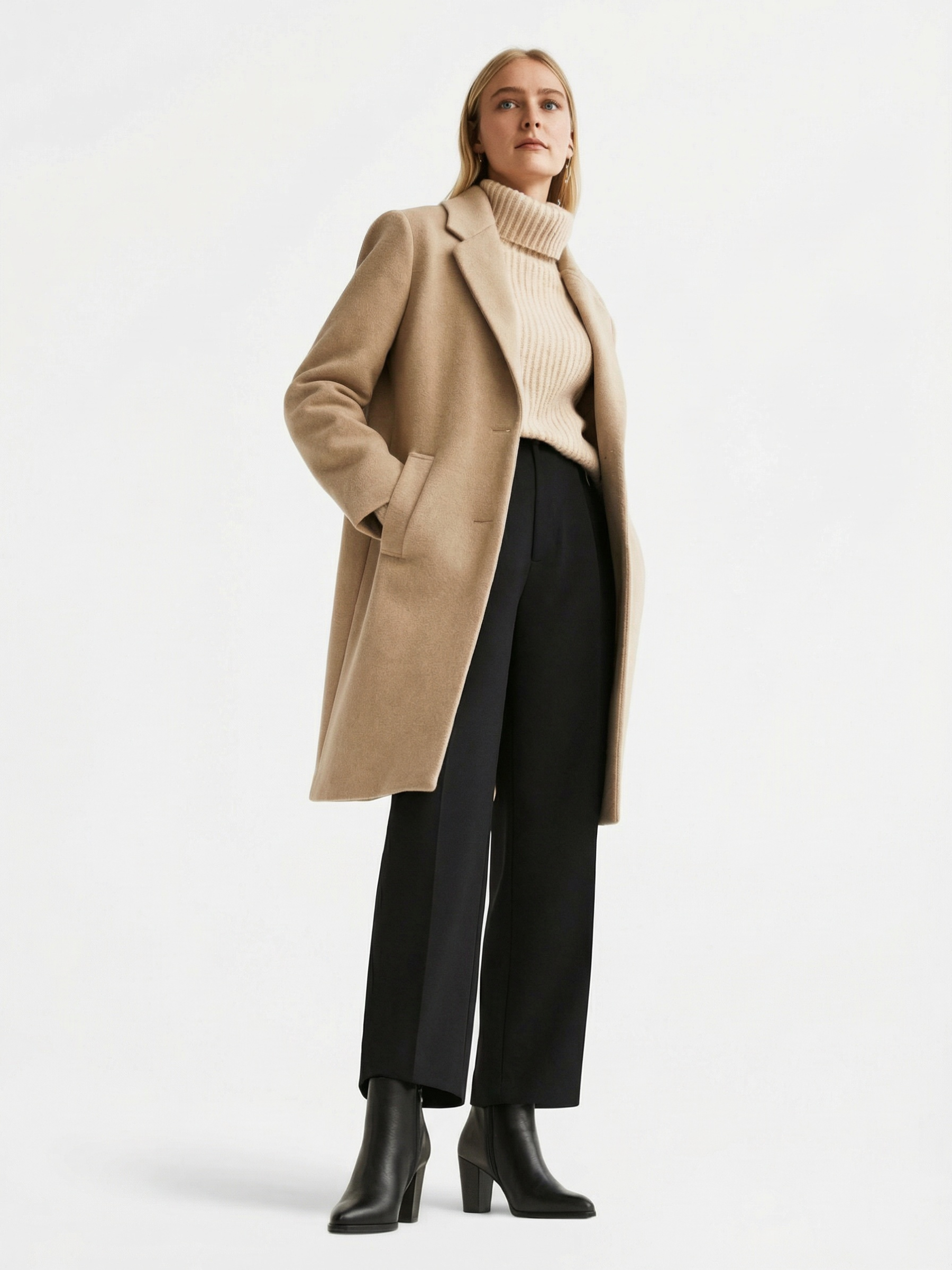 Bottes rétro à talon zippé pour femme