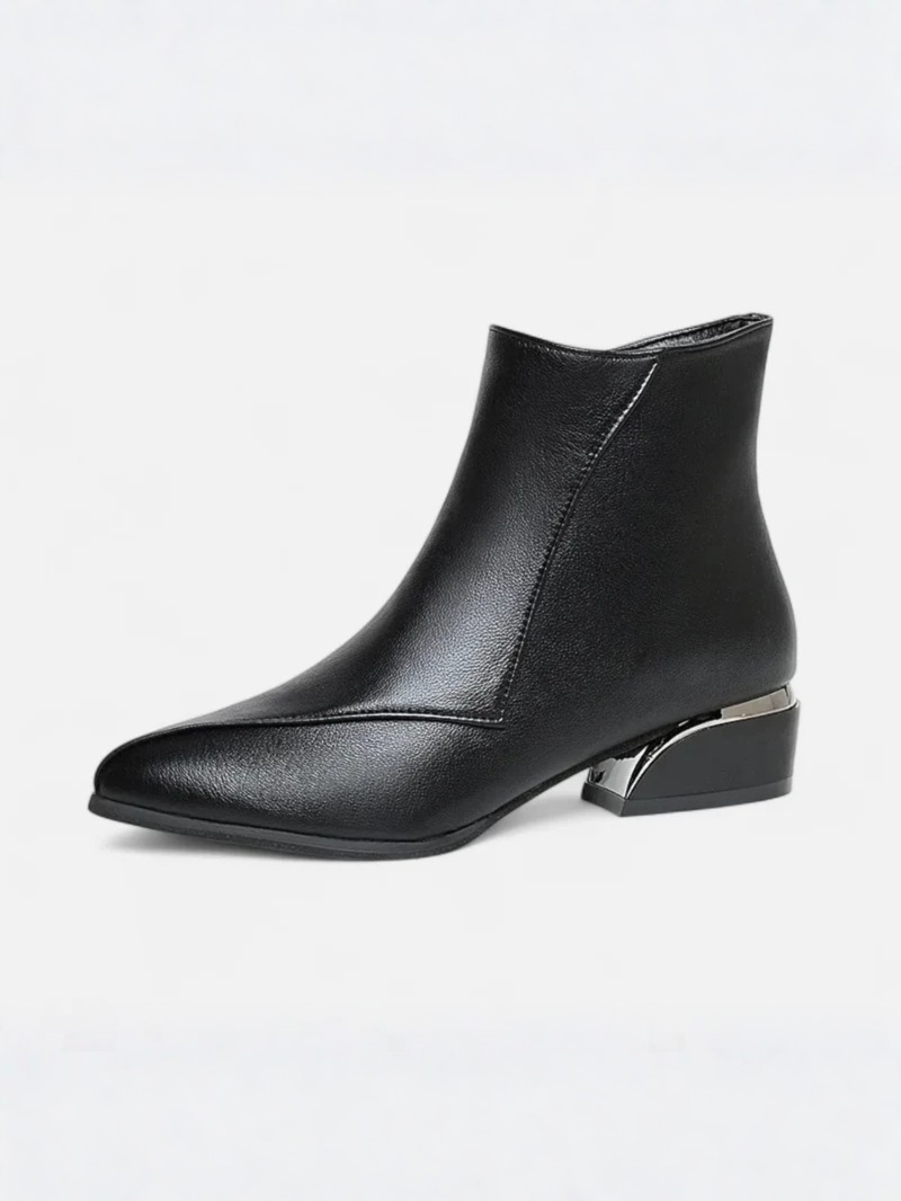 Bottines femme à talon bas élégantes