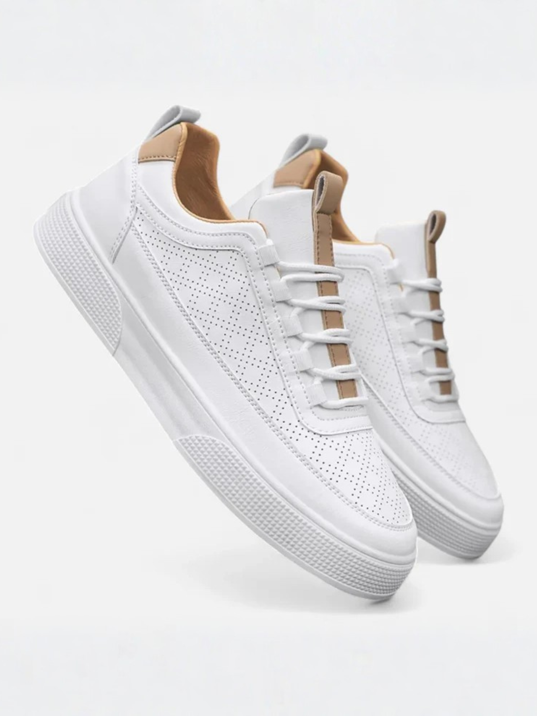 Baskets minimalistes à lacets pour homme