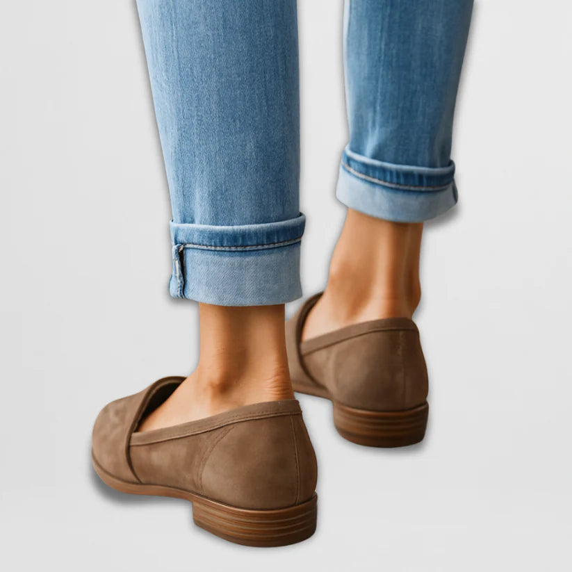 Mocassins classiques à bout pointu pour femme
