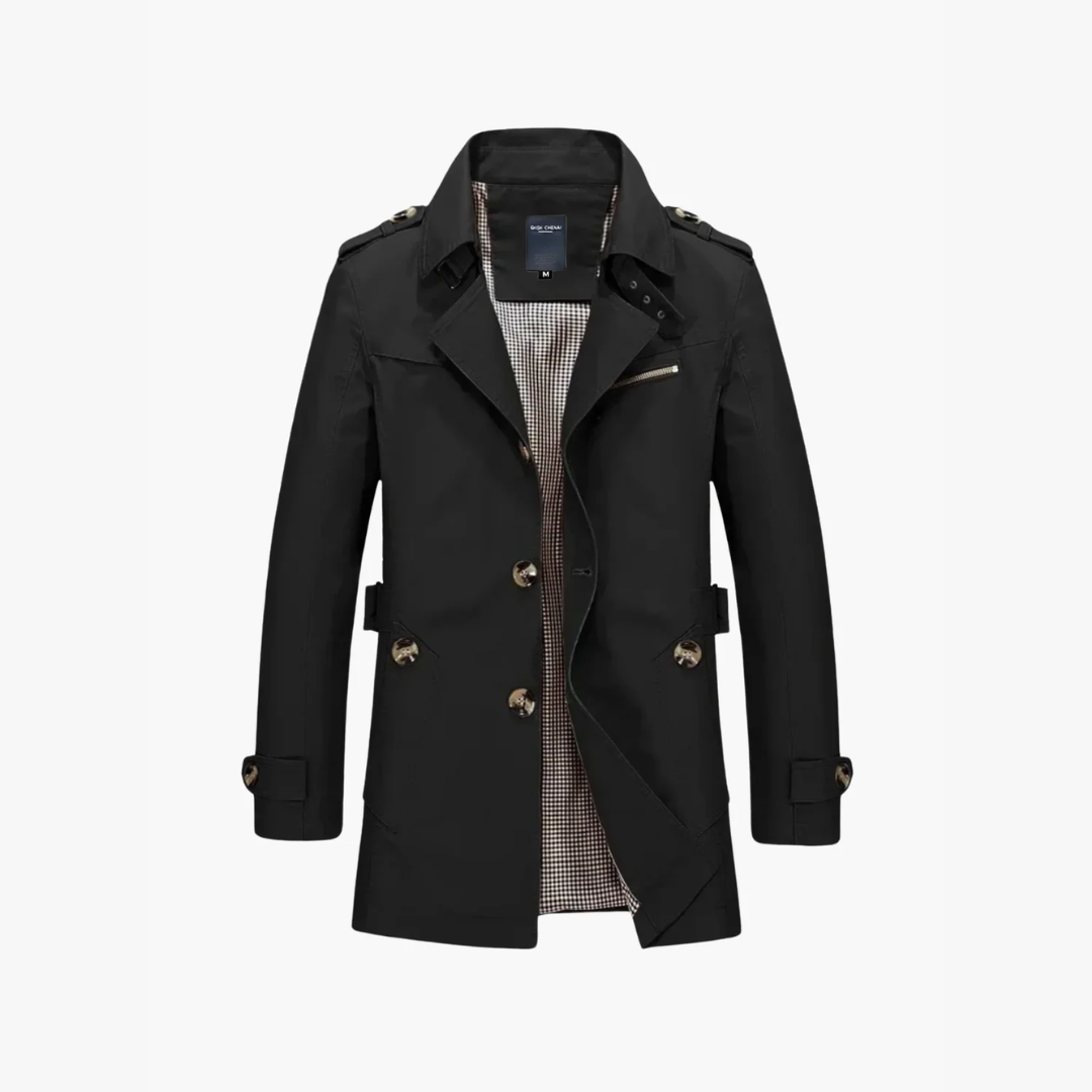 Trench homme classique et raffiné