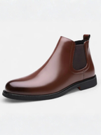 Bottines Chelsea Homme en Cuir Fourrées