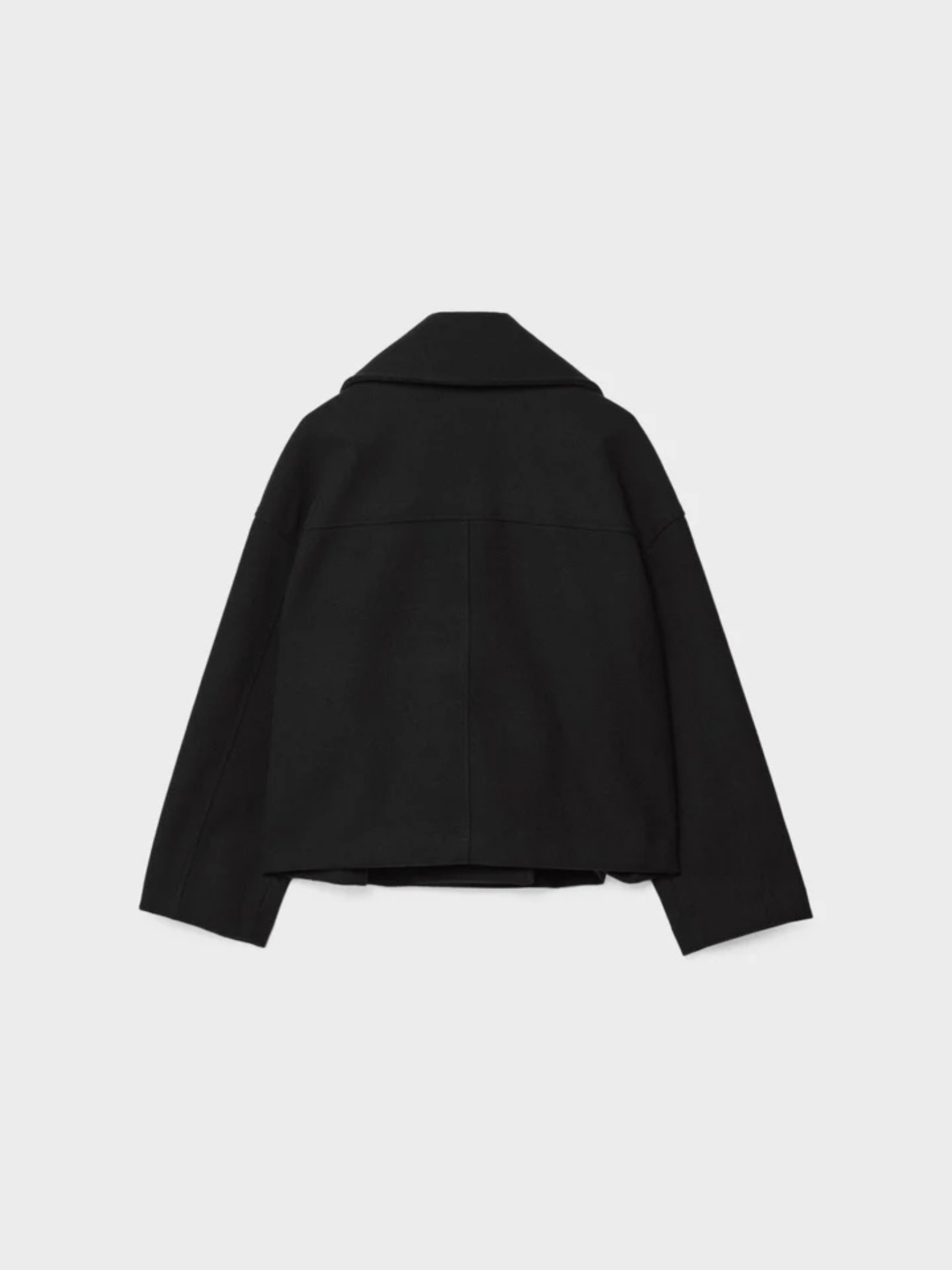 Veste Femme Courte Croisée en Laine