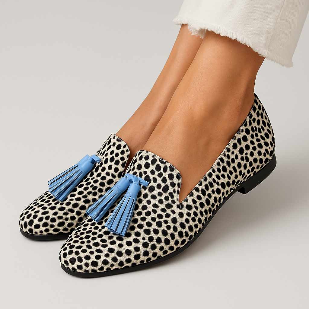 Mocassins femme à pampilles légers et confortables